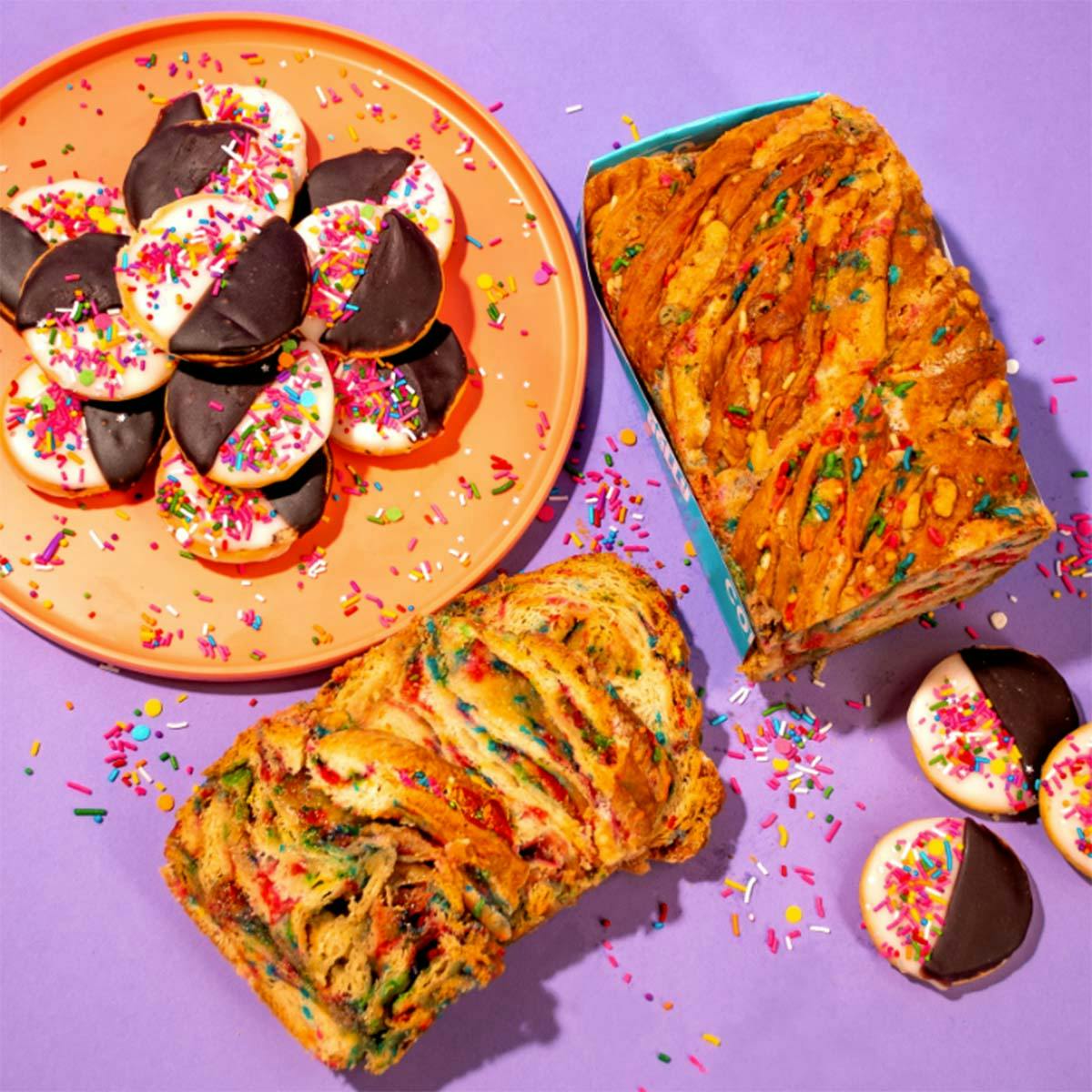 Birthday Cake Babkas + 12 Mini Black & White Cookies FREE by Jake Cohen