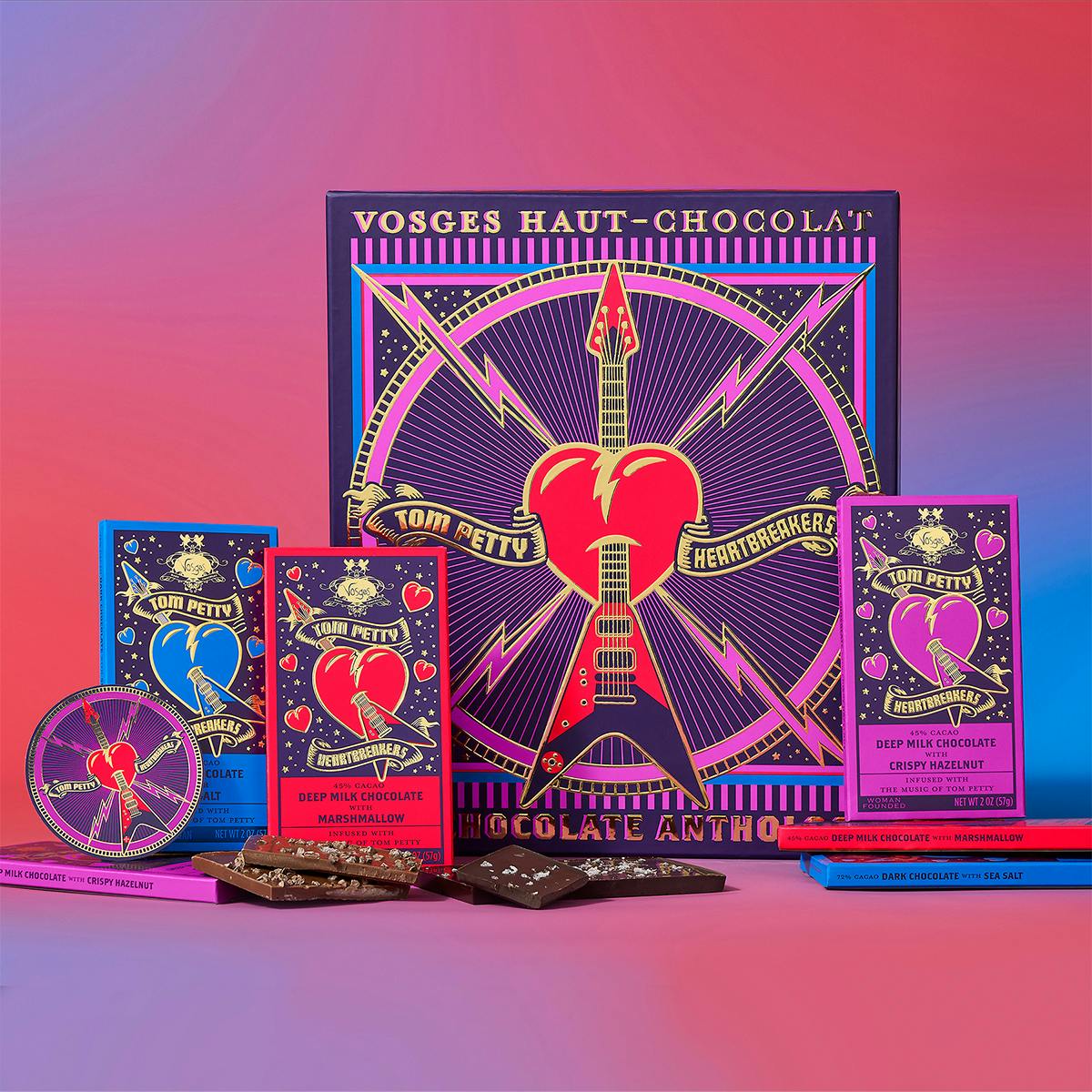 Tom Petty x Vosges Limited Edition Chocolate Bar Gift Set by Vosges Haut-Chocolat