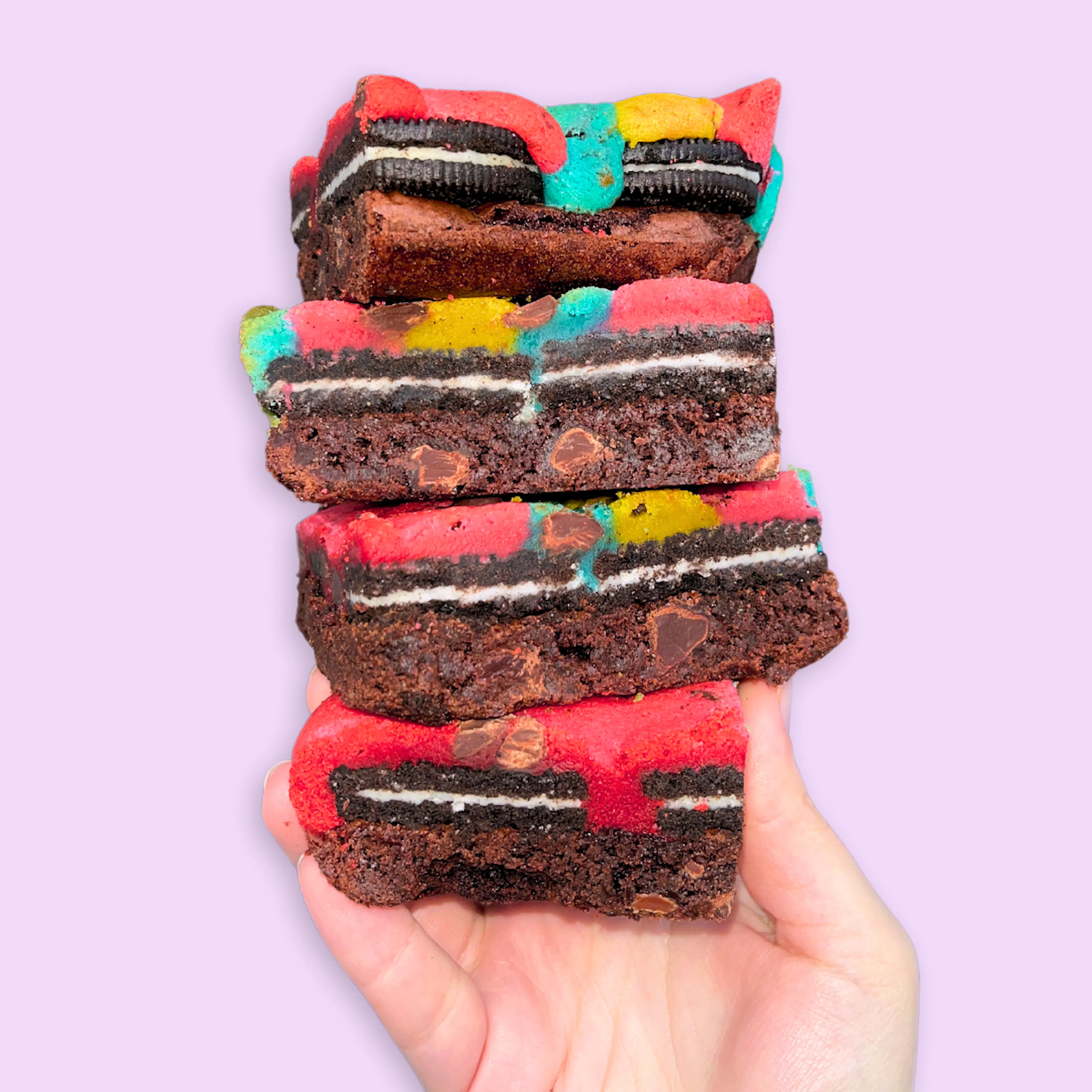 Easter Brookie Squares by Baked in Color