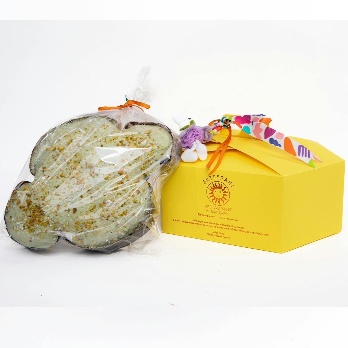 Pistachio Easter Colomba Panettone by Settepani Restaurant & Bakery - Alternate image 1