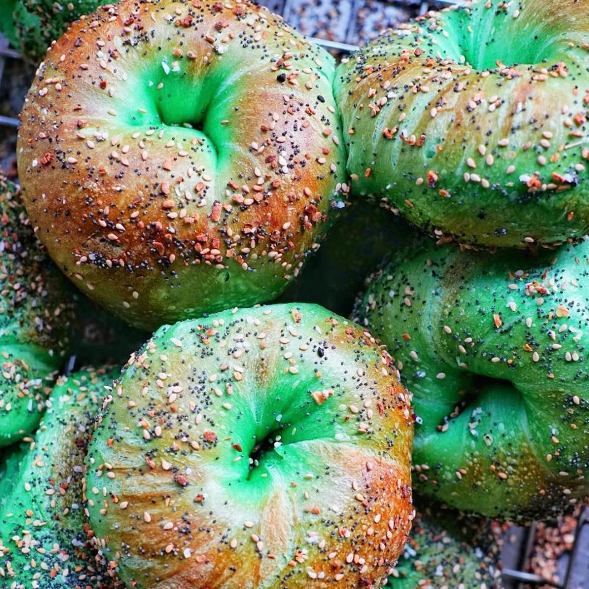 Dozen St. Patty's Bagels by O'Bagel