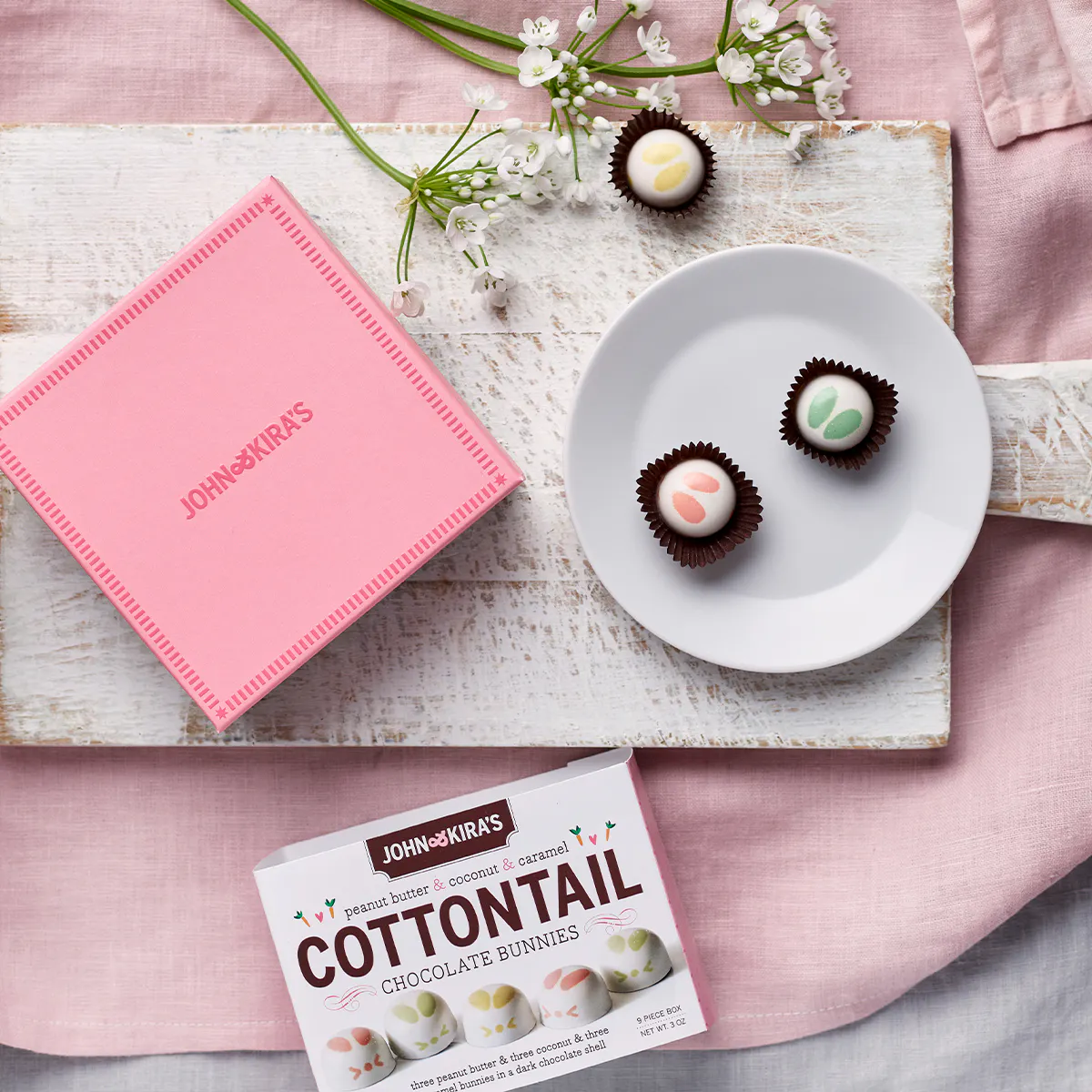 Cottontail Chocolate Bunnies by John & Kira's - Alternate image 2