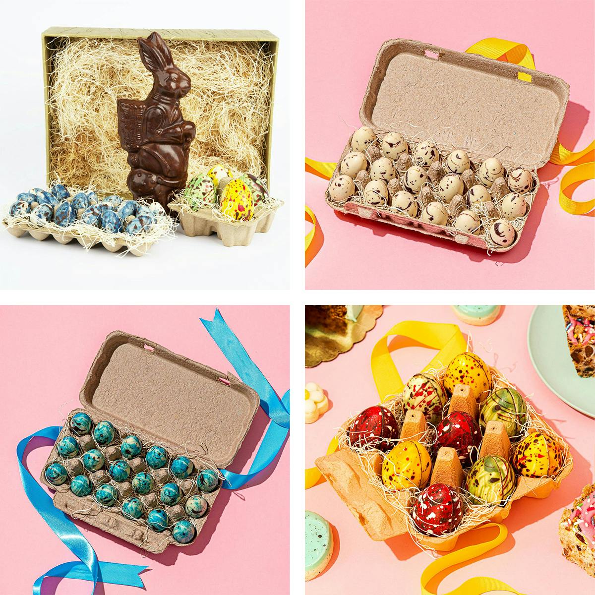 Chocolate Easter Egg + Bunny Sampler - 56 Piece by Knipschildt Chocolatier