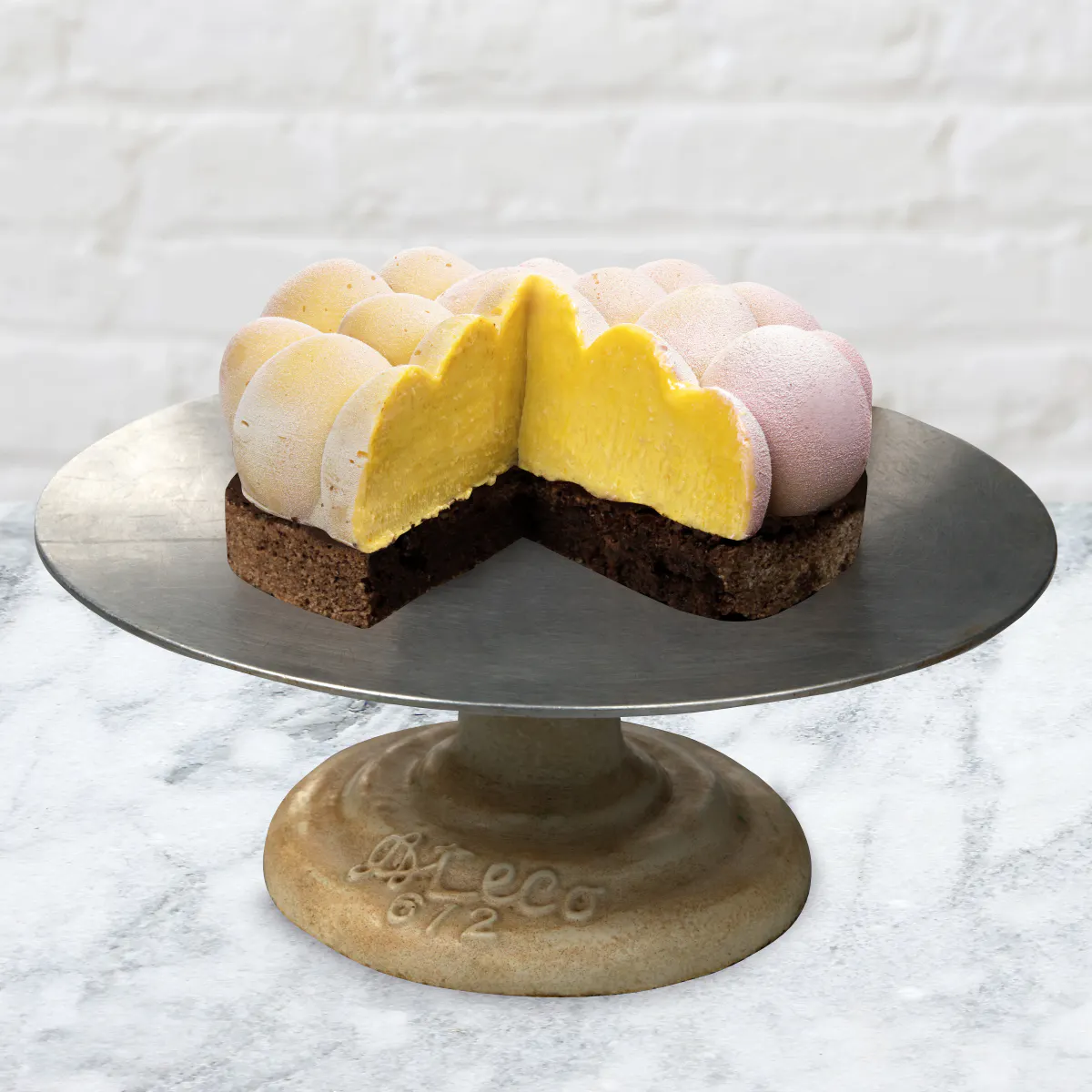 "Eggcellent" Easter Coconut Passion Fruit Flourless Chocolate Cake by Knipschildt Chocolatier - Alternate image 2