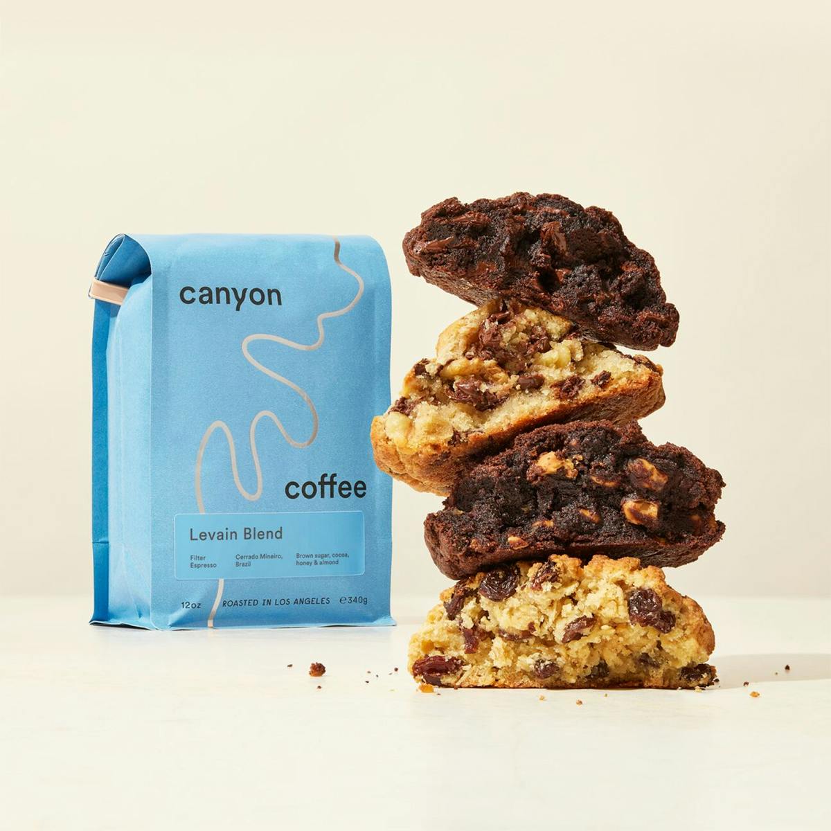 Cookies + Coffee Gift Set by Levain Bakery