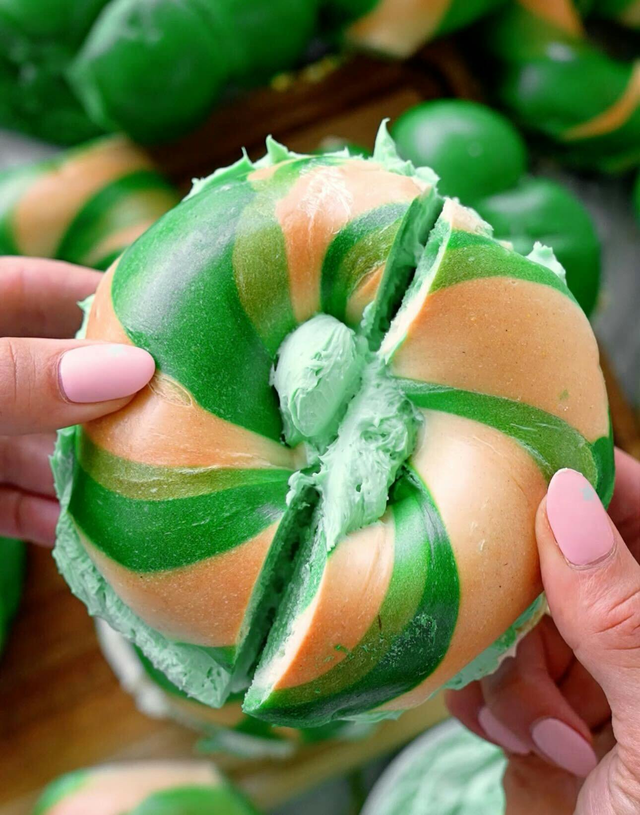 St. Patrick's Day Bagel Dozen by The Bagel Nook