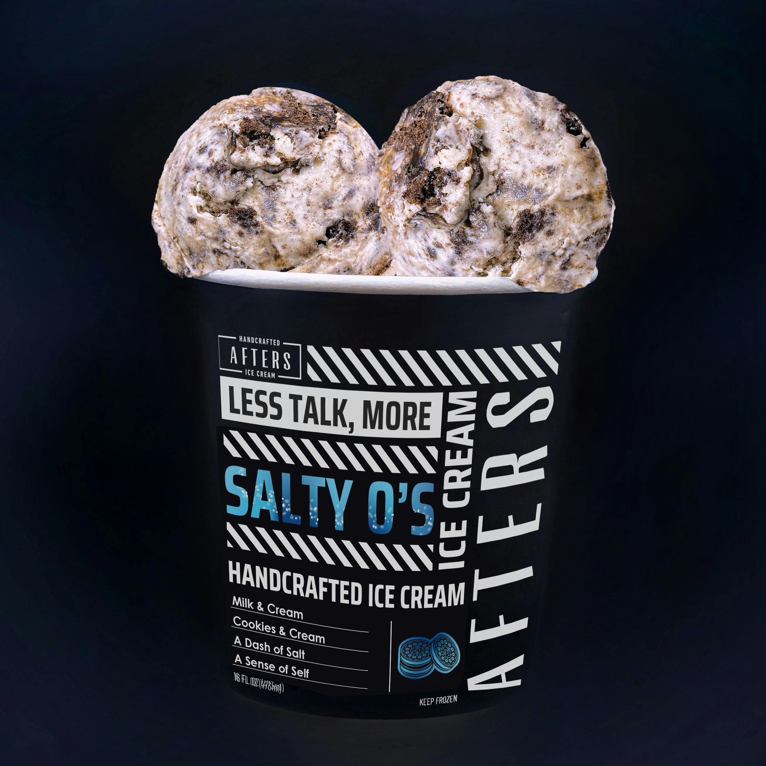 Salty O's Ice Cream - 4 Pints by Afters Ice Cream