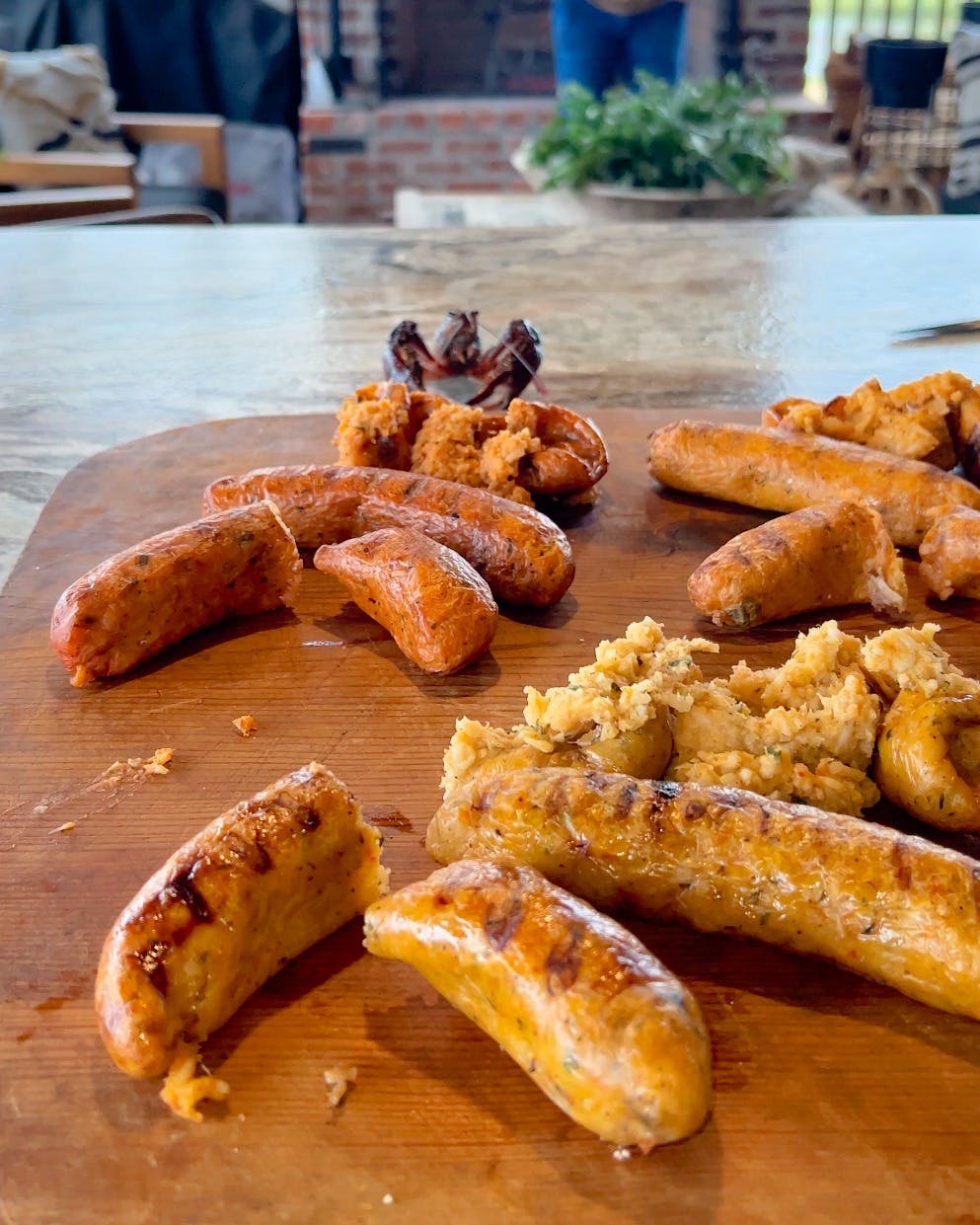 Mini Boudin Party Links - 12 Pack by Louisiana Crawfish