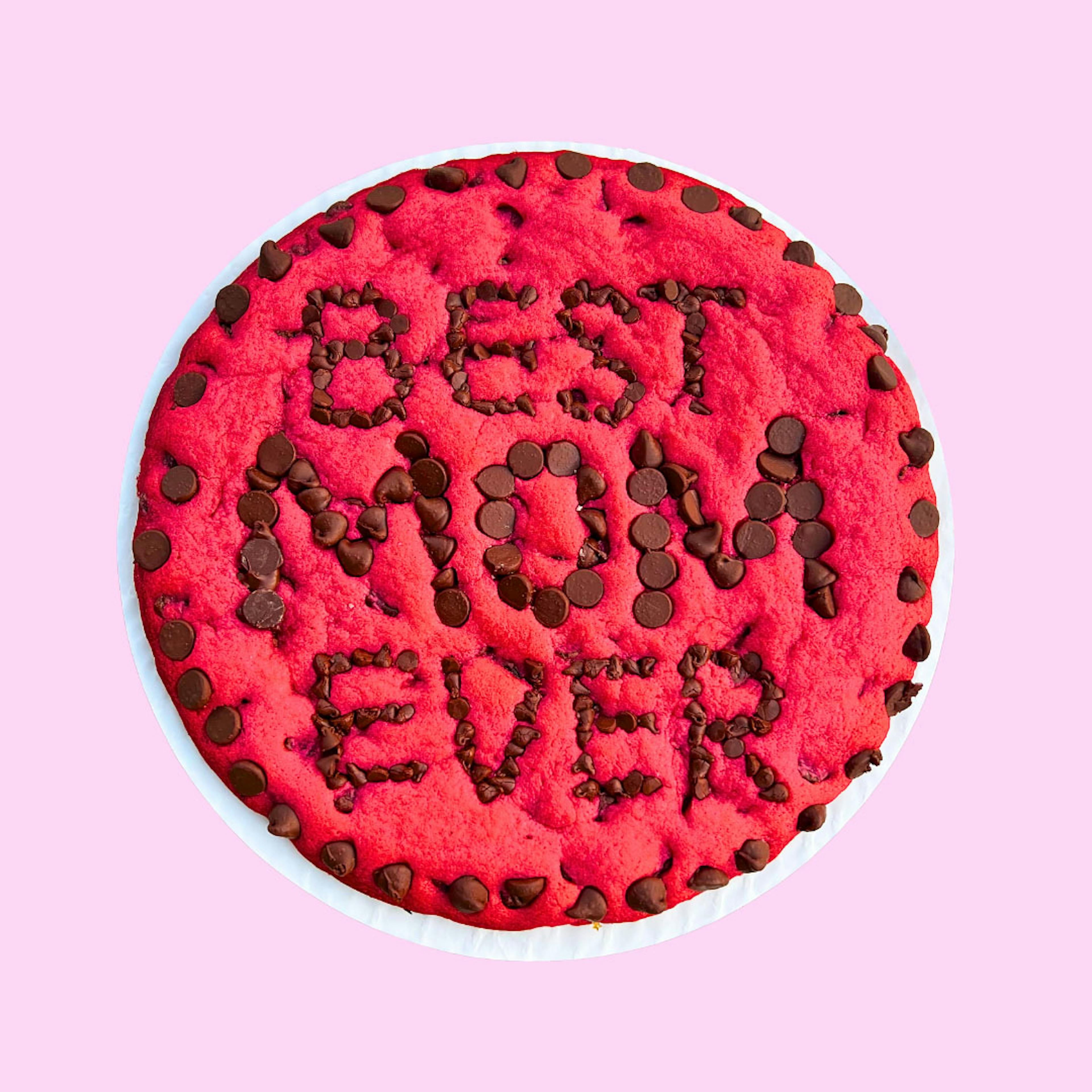 Mother's Day "Best Mom Ever" Chocolate Chip Cookie Cake by Baked in Color