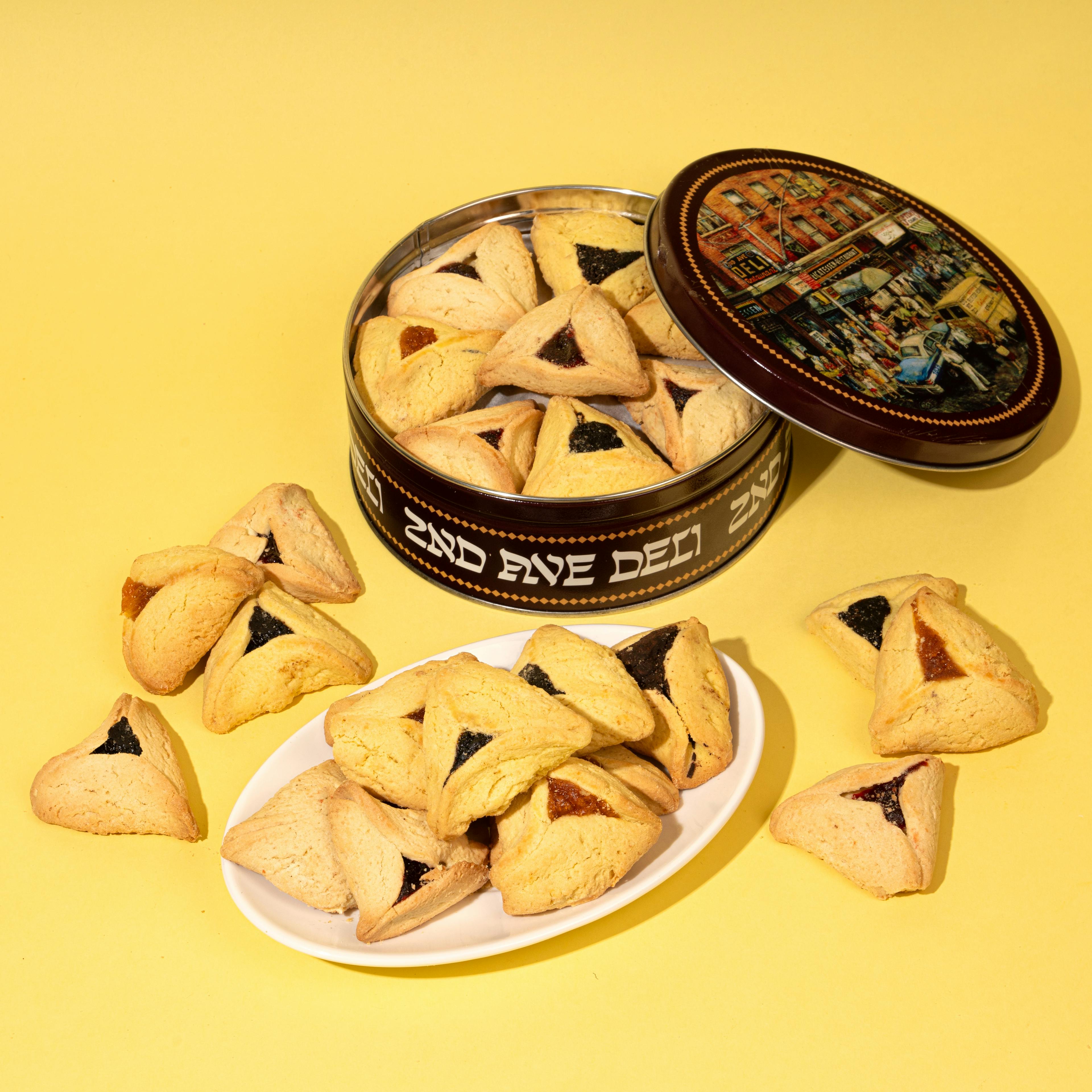 Assorted Hamantaschen Gift Tin (Kosher) by 2nd Ave Deli