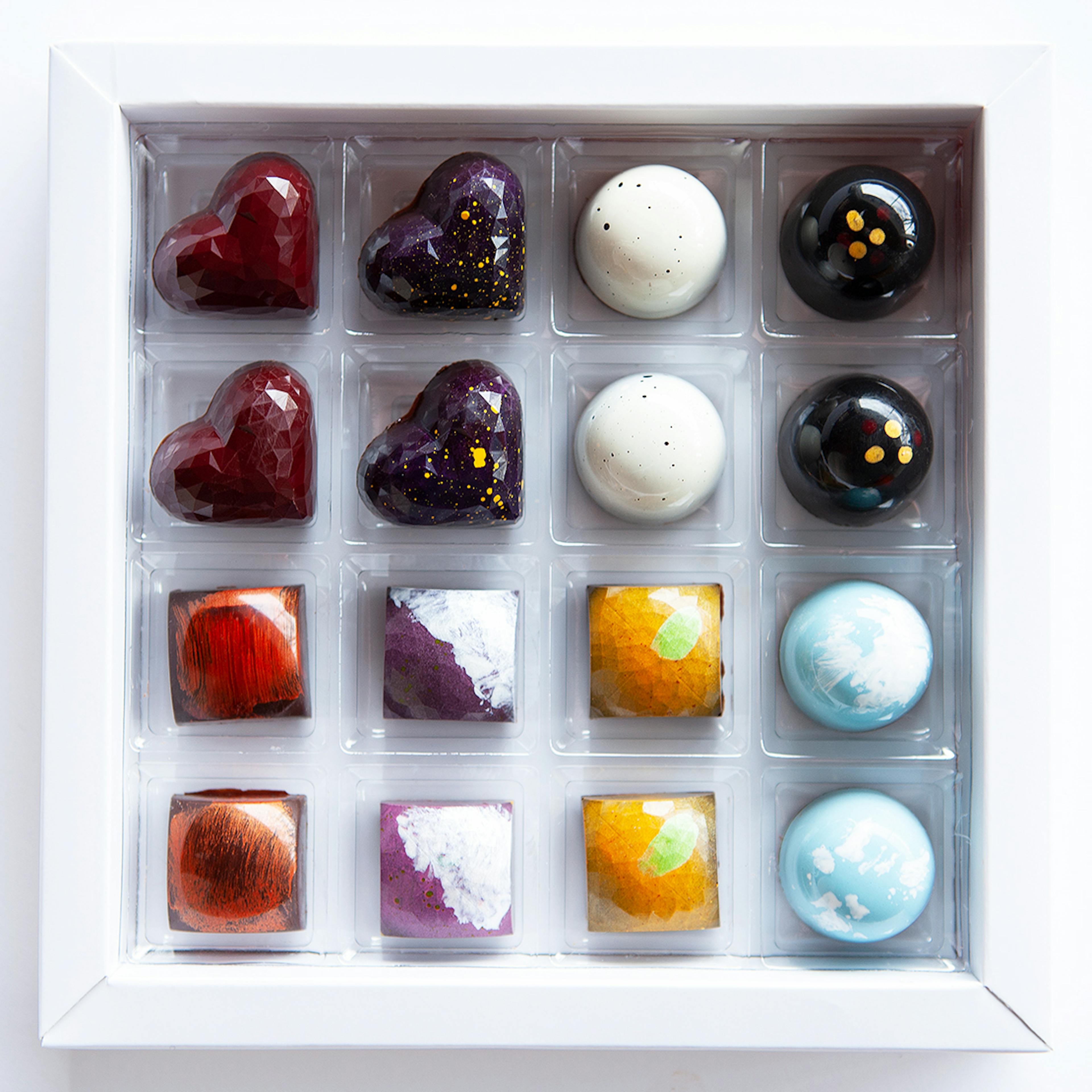 Chocolate Bonbon Gift Box - 16 Pieces by Les Madeleines - Alternate image 3