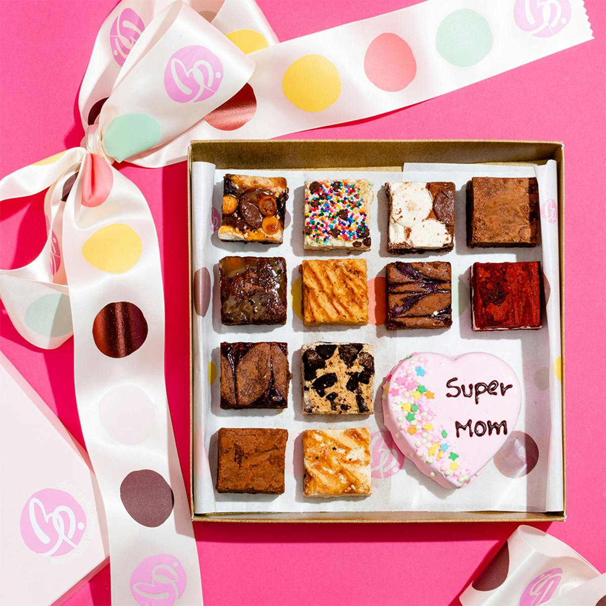 Mother's Day "Super Mom" Brownie Gift Box by Brownie Points