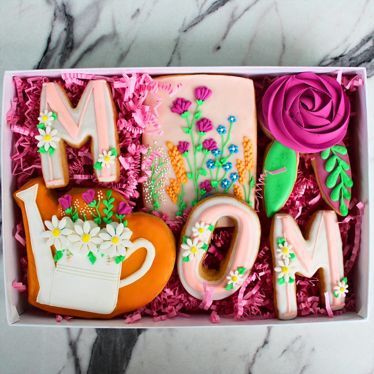 Assorted Mother's Day Cookies - 6 Pack by The Goddess and Grocer
