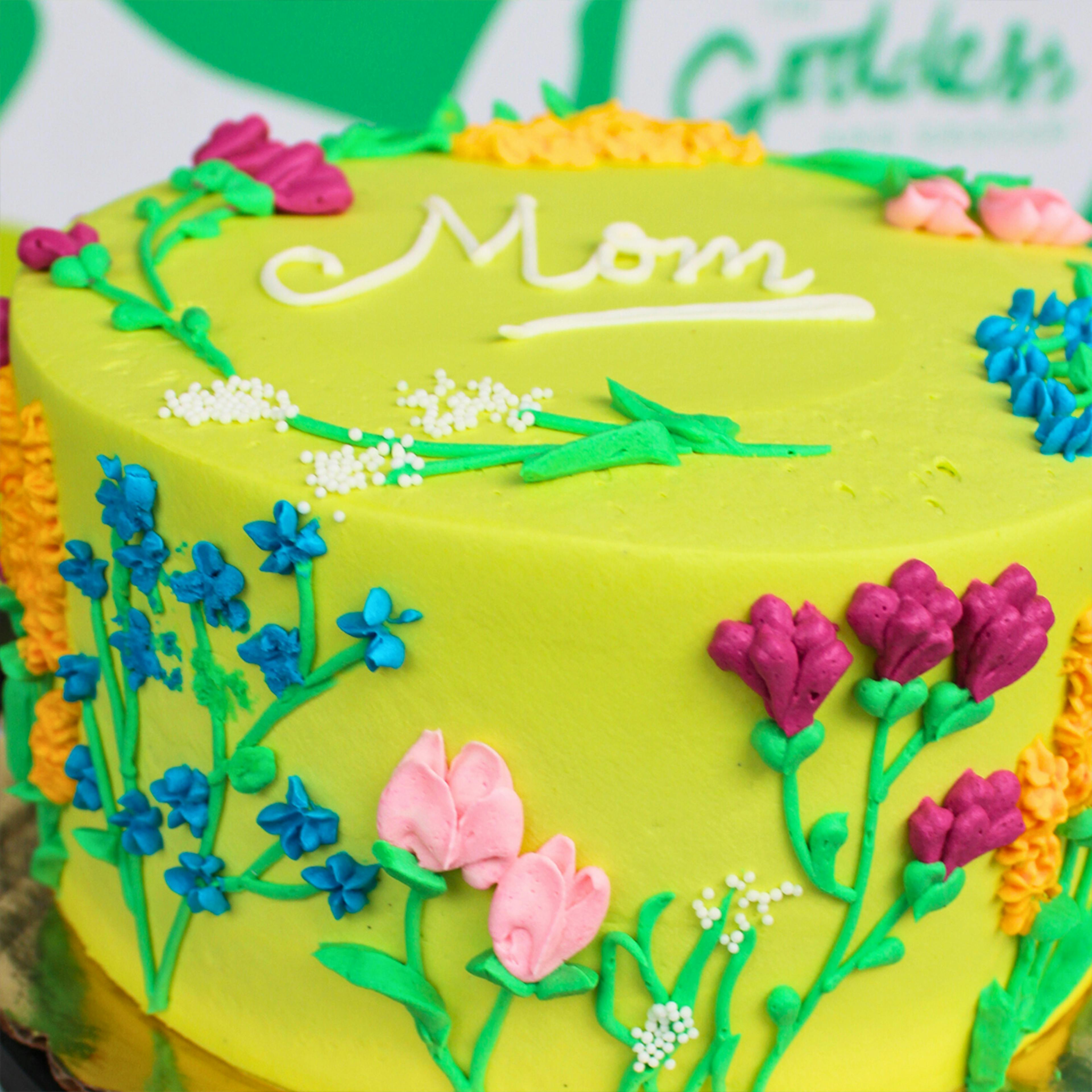 Mother's Day "Sweet Affection" Lemon Sponge Cake - 8" by The Goddess and Grocer - Alternate image 2