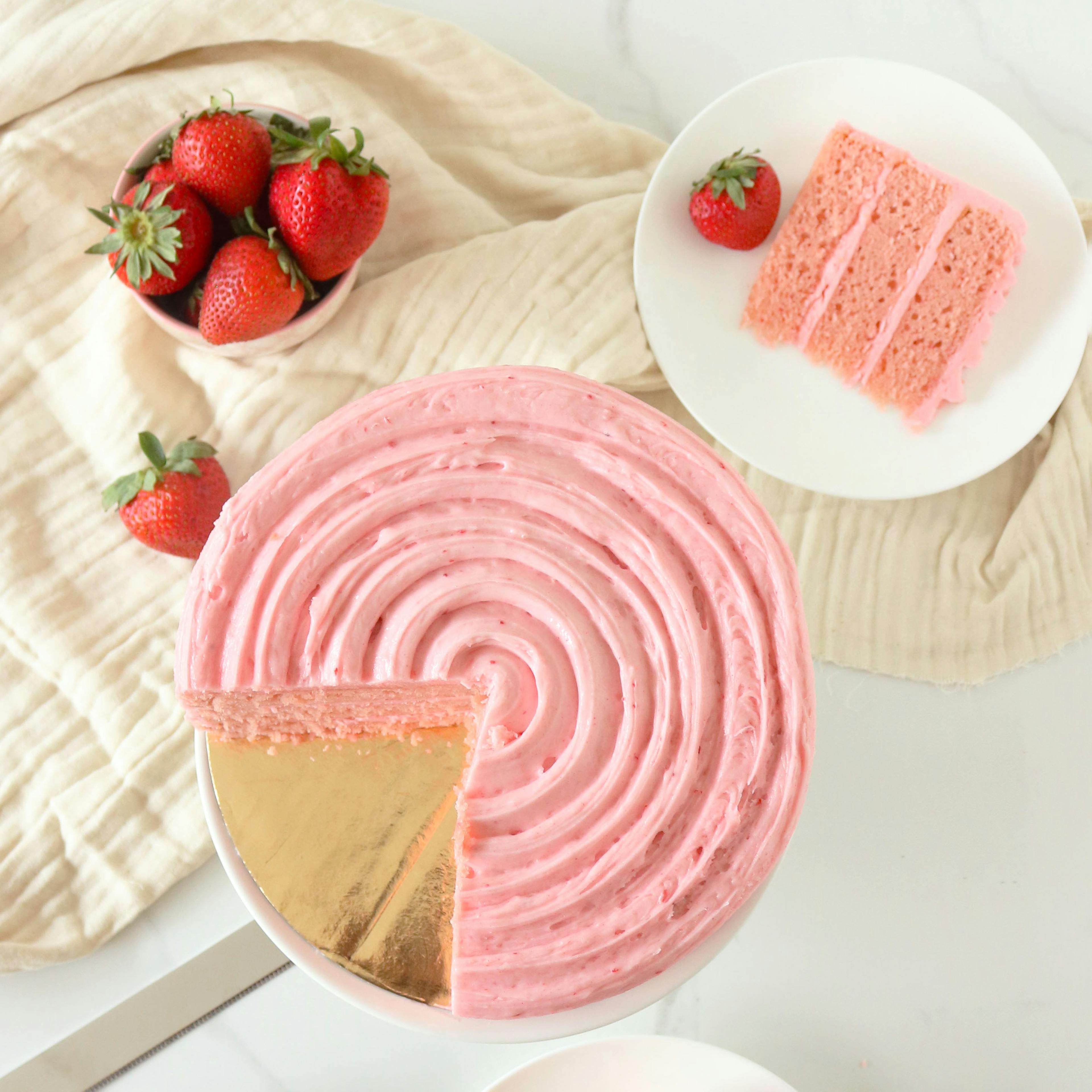 Strawberry Layer Cake by Savannah's Candy Kitchen - Alternate image 2