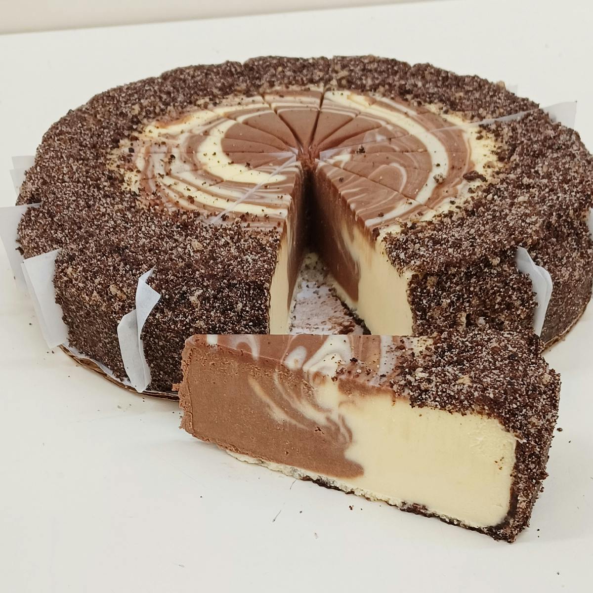 Chocolate Marble Cheesecake - 9" by The Nuns of New Skete - Alternate image 1