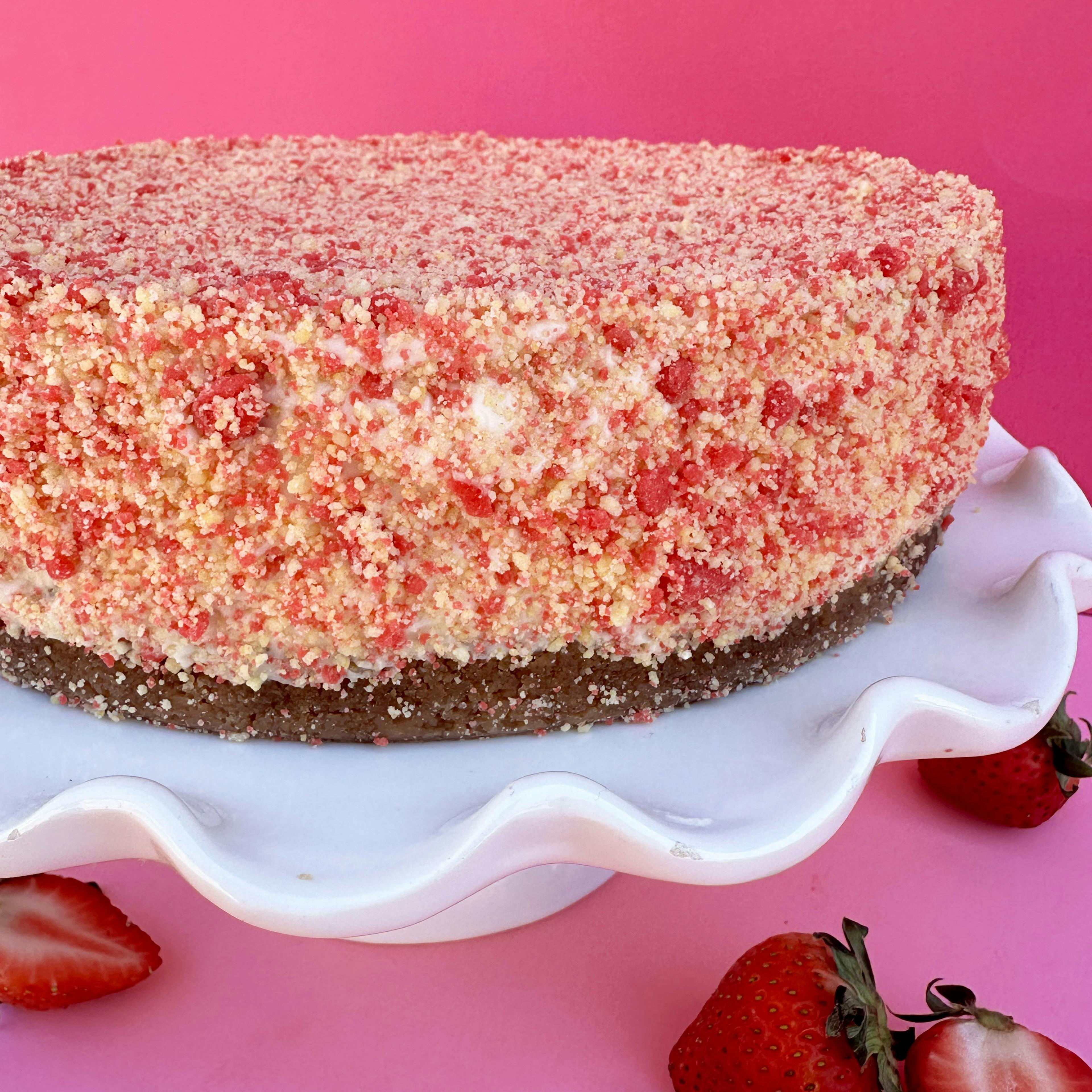 "Strawberry Crunch Queen" Strawberry Cheesecake by East Side Cheesecakes - Alternate image 1