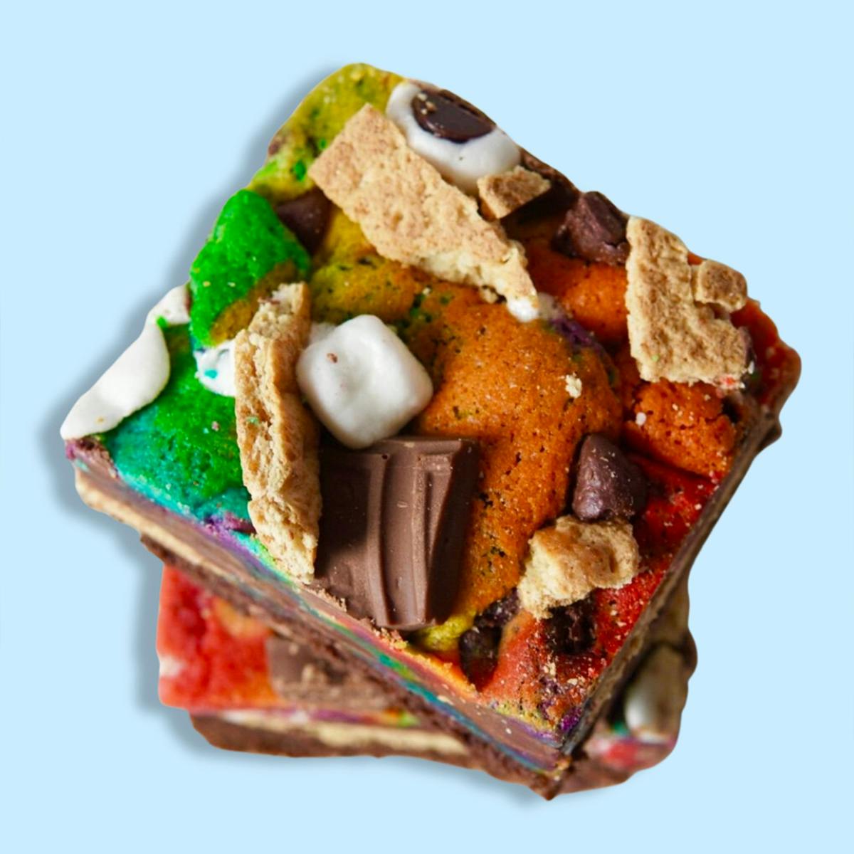 Giant Brookie Square Sampler - 8 Pack by Baked in Color