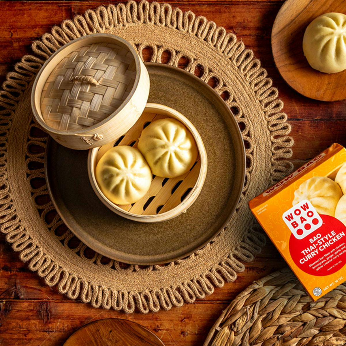 Thai Curry Chicken Bao - 24 Pack by Wow Bao