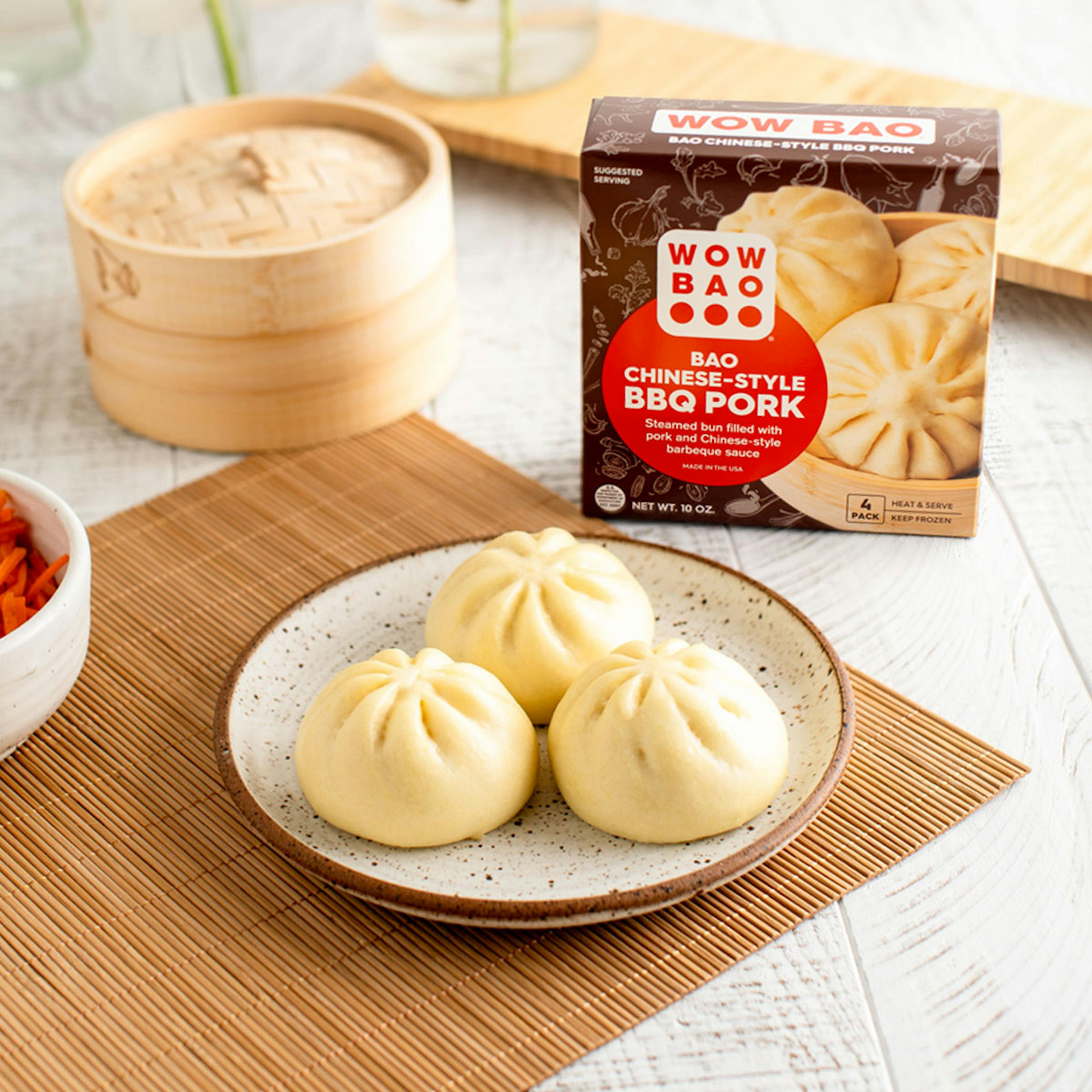 BBQ Berkshire Pork Bao - 24 Pack by Wow Bao