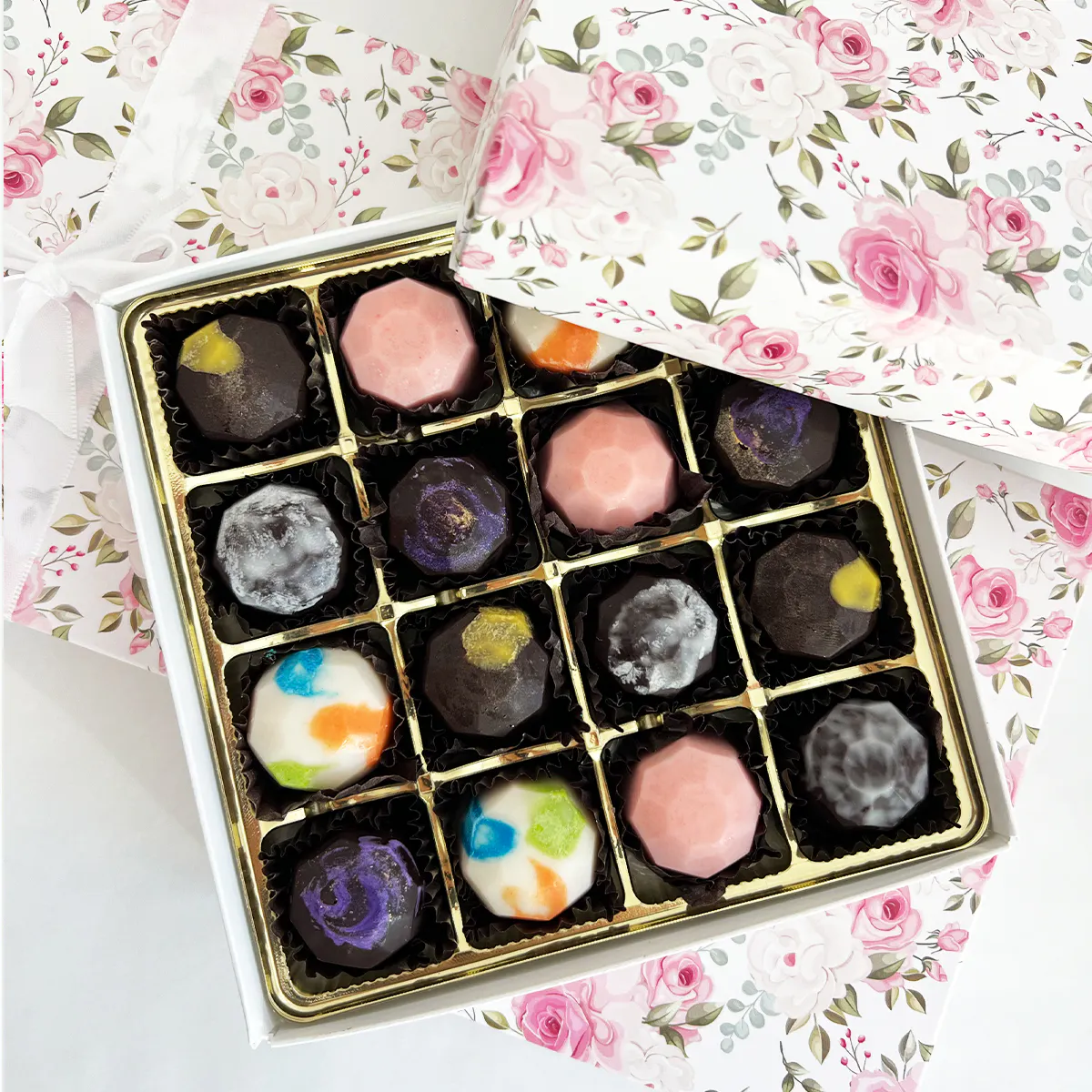 Mother's Day Assorted Cake Truffles - 16 Pieces by Mini Melanie