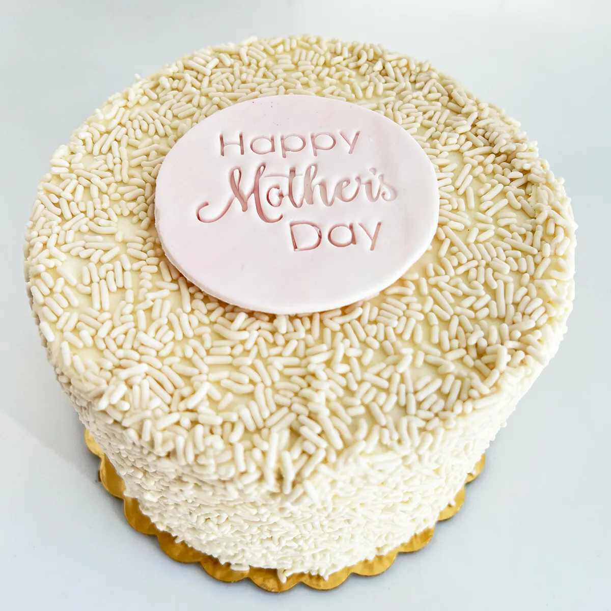 Mother's Day Vanilla Layer Cake by Mini Melanie
