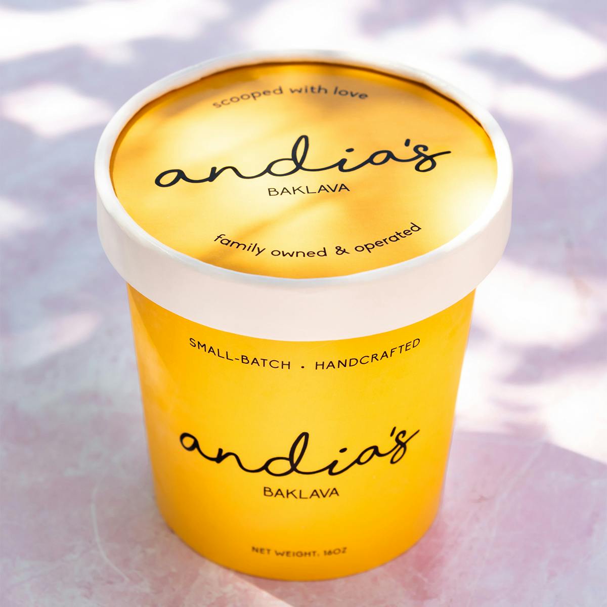 Cyprus Ice Cream Sampler - 4 Pints by Andia's Ice Cream - Alternate image 2