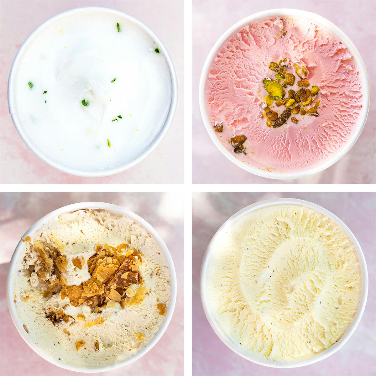 Cyprus Ice Cream Sampler - 4 Pints by Andia's Ice Cream