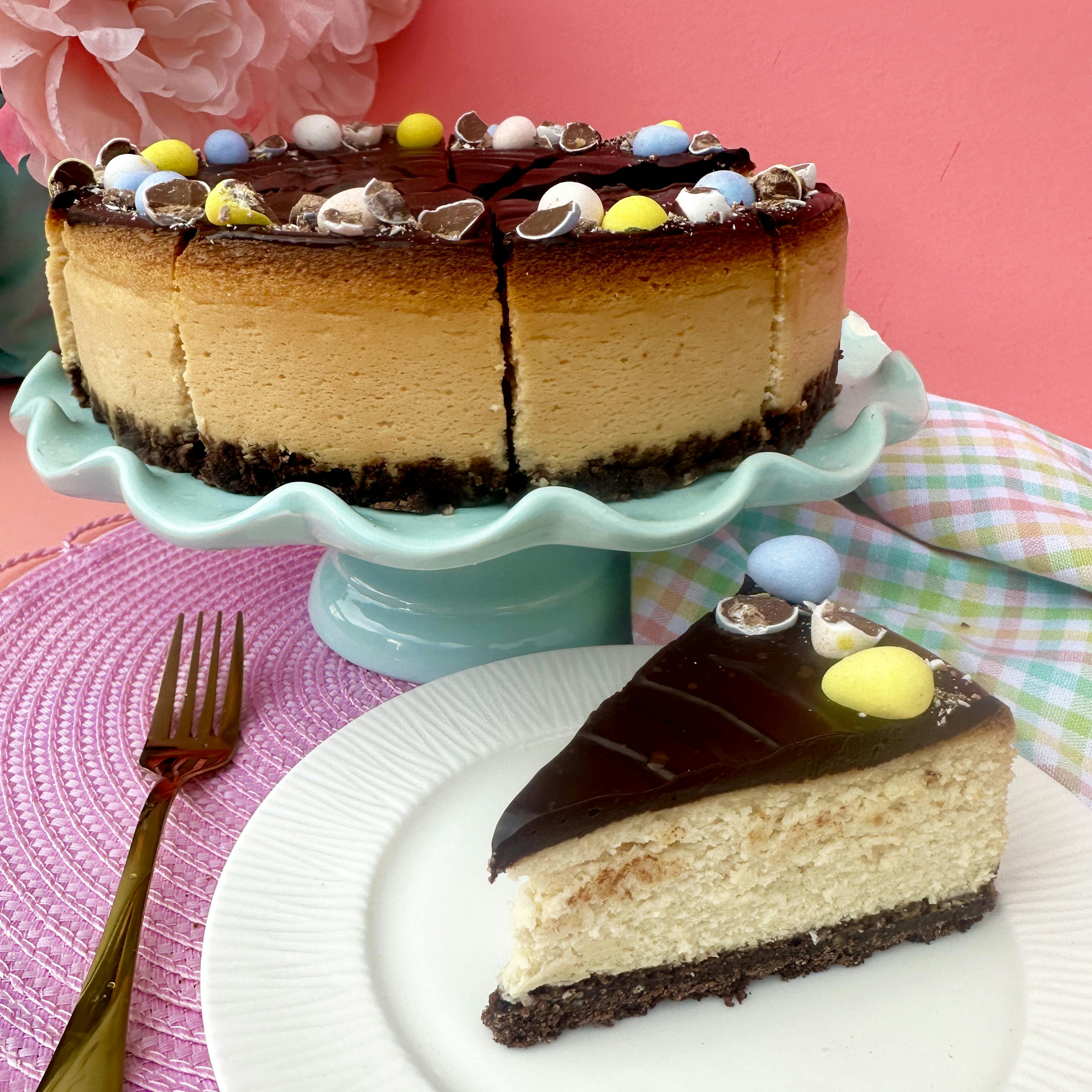 Easter "Cadbury Queen" Cheesecake by East Side Cheesecakes