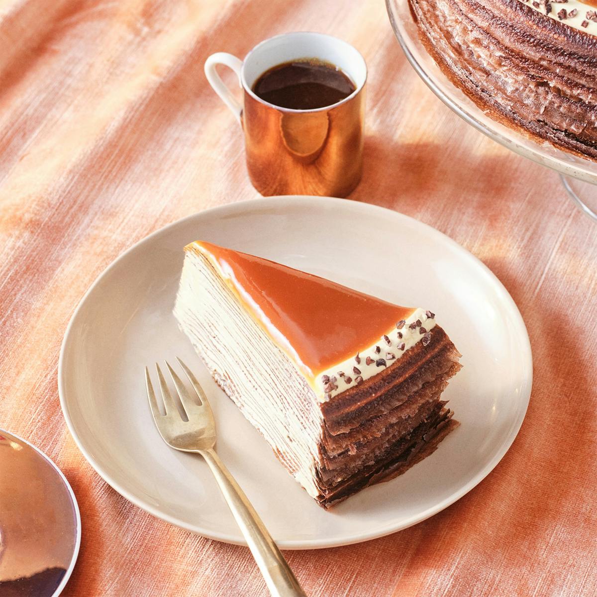 Salted Caramel Mille Crêpes Cake by Lady M Confections - Alternate image 1