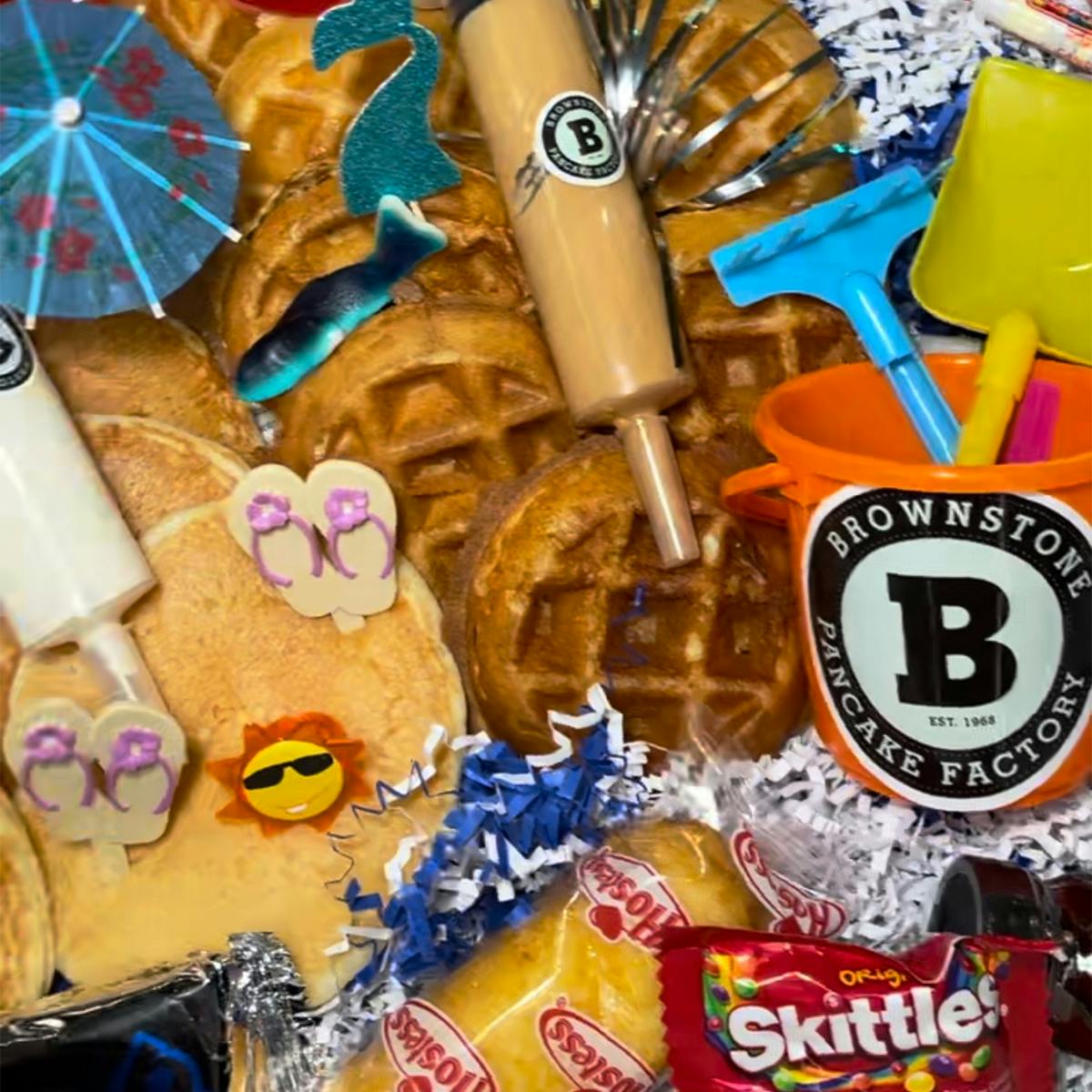 Summer Beach Fun Brunch Box for 8-10 by Brownstone Pancake Factory - Alternate image 1