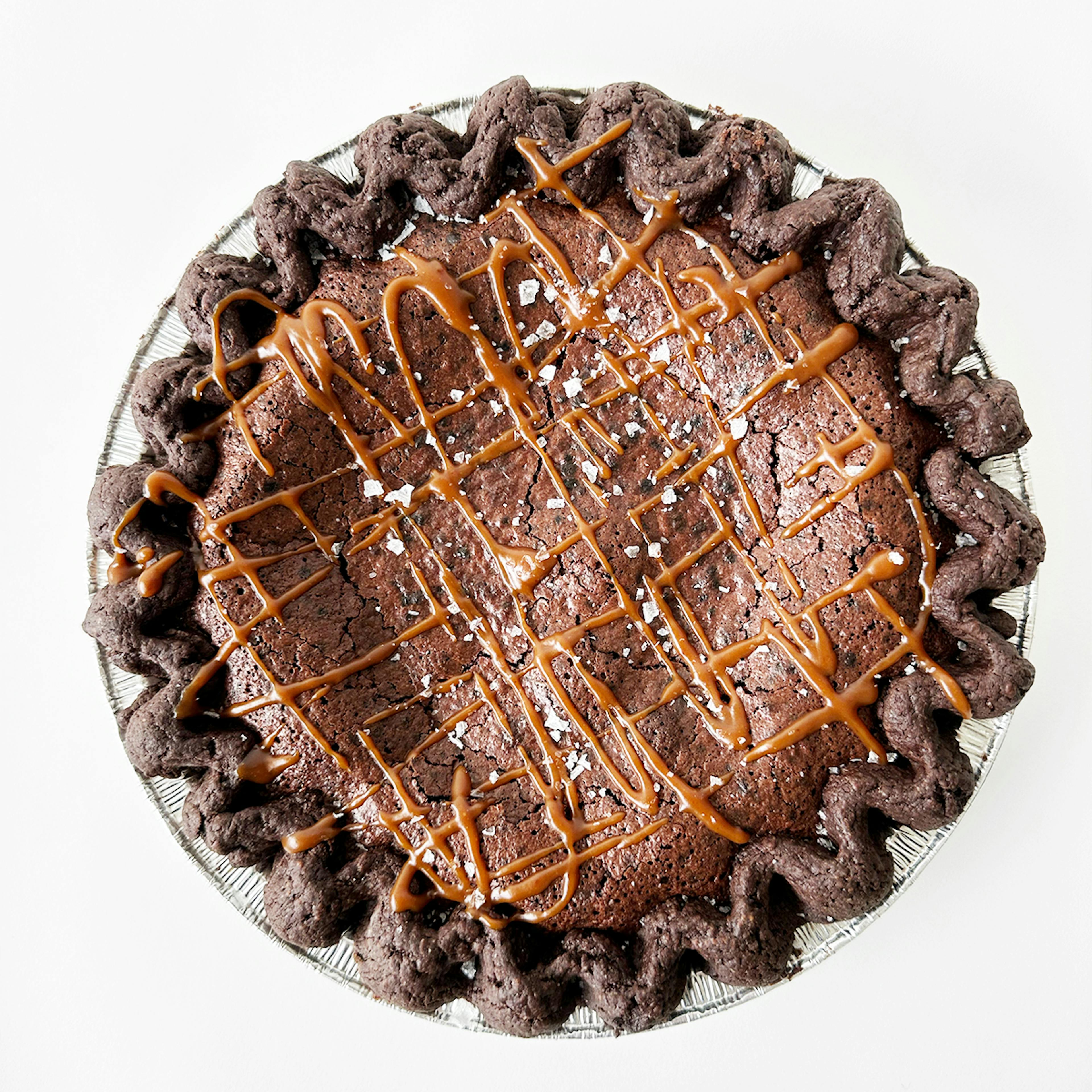 Chocolate Brownie Pie by Emporium Pies