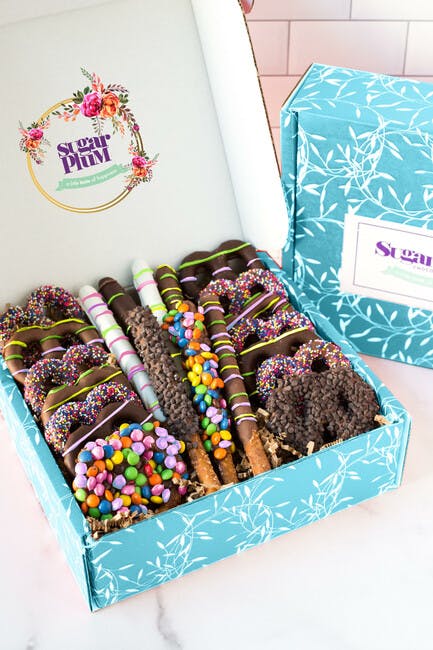 Spring Chocolate Pretzel Passion Gift Assortment by Sugar Plum