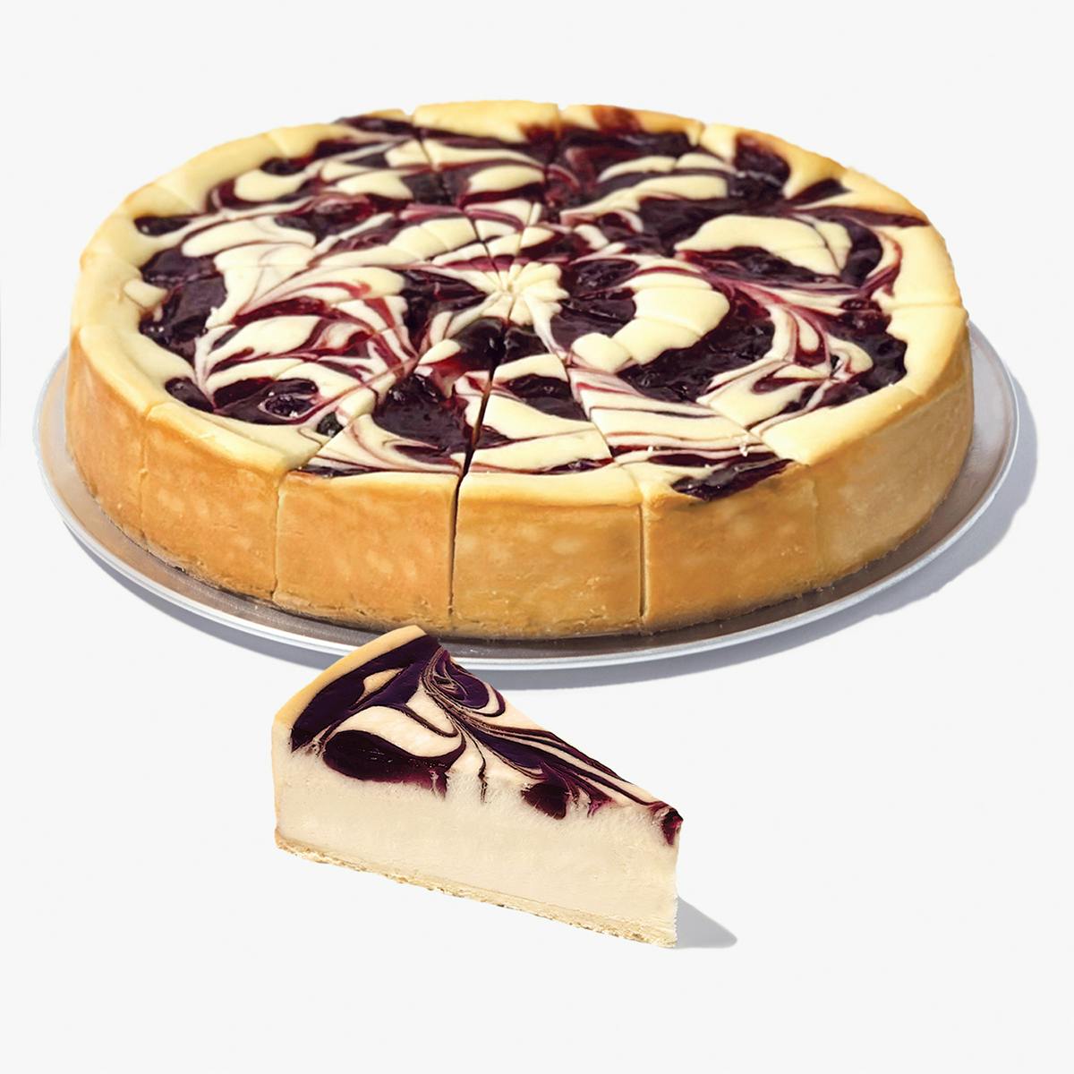 Blueberry Swirl Cheesecake by Eli's Cheesecake Company