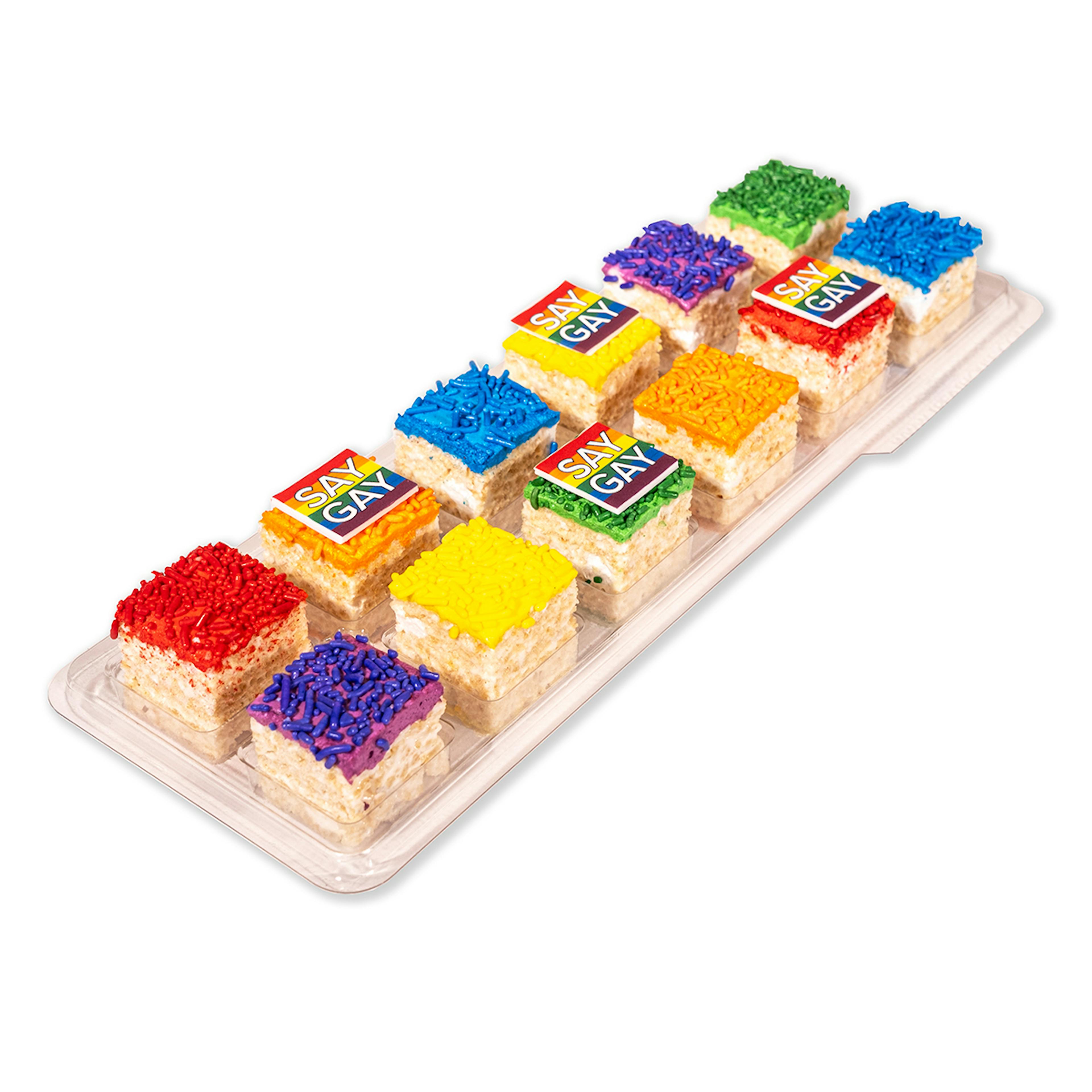 Pride Rice Krispie Treats - 12 Pack by Treat House