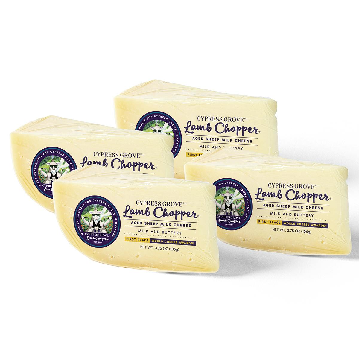Lamb Chopper Cheese Wedges - 4 Pack by Cypress Grove Cheese