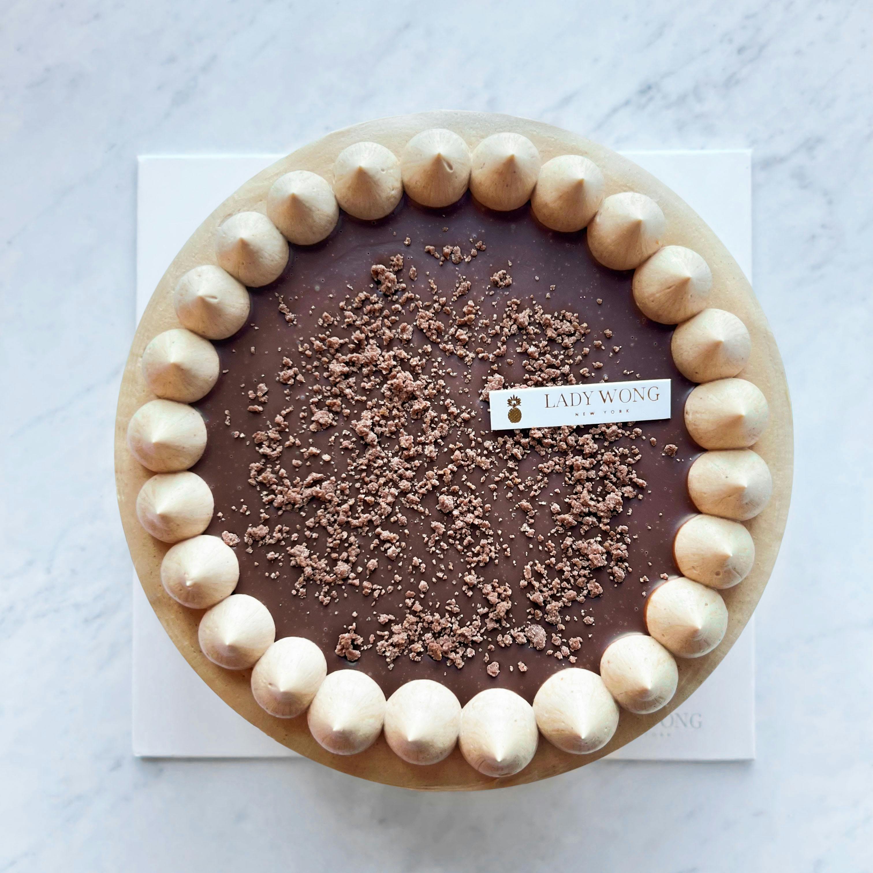 Salted Peanut Butter Chocolate Cake by Lady Wong Patisserie