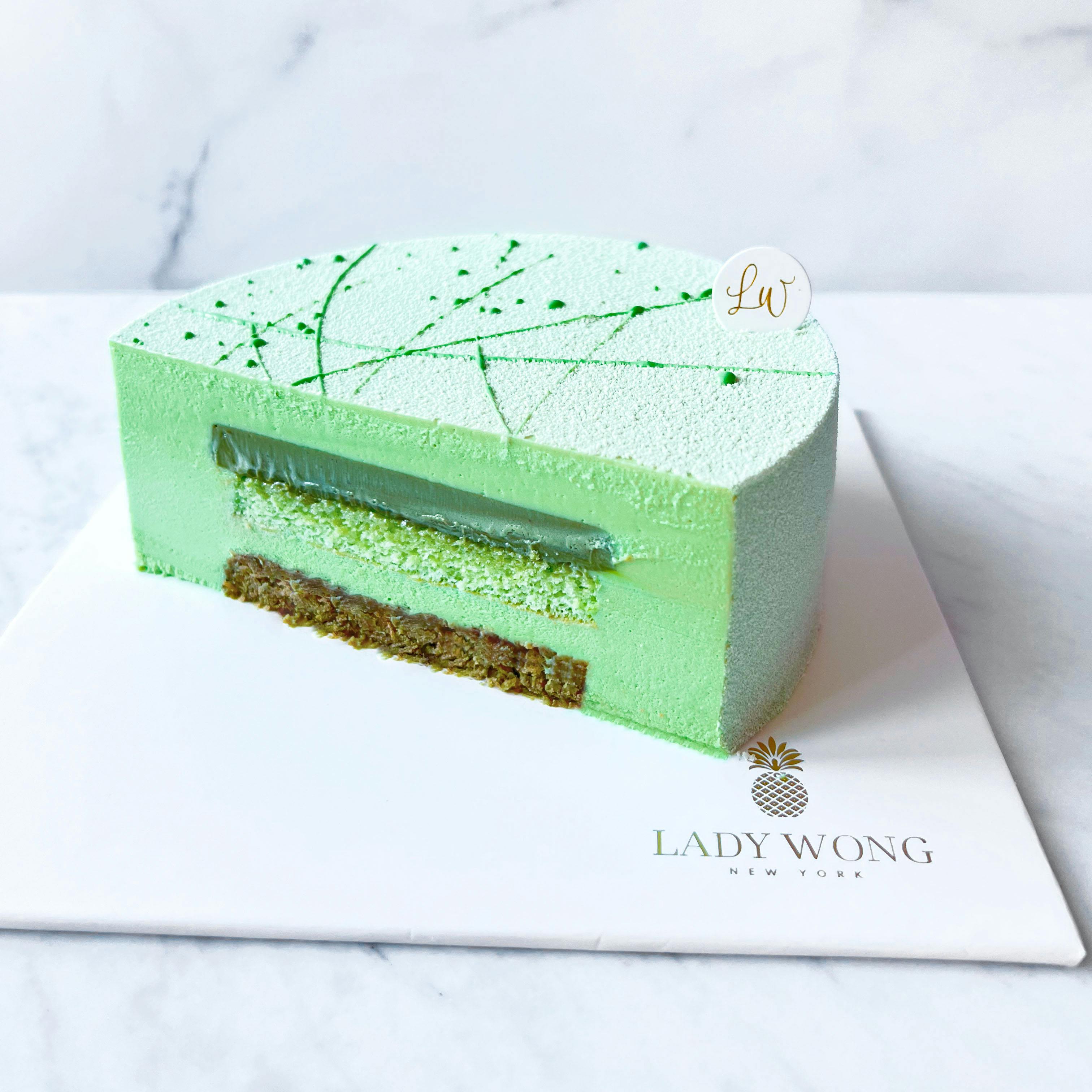 Pandan Pistachio Royaltine Cake by Lady Wong Patisserie - Alternate image 4