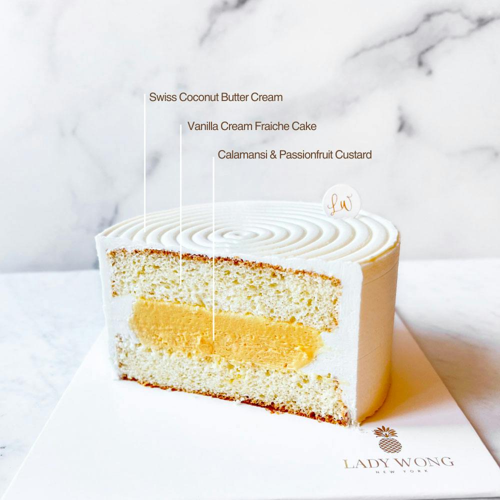 Calamansi & Passion Fruit Cake by Lady Wong Patisserie - Alternate image 2