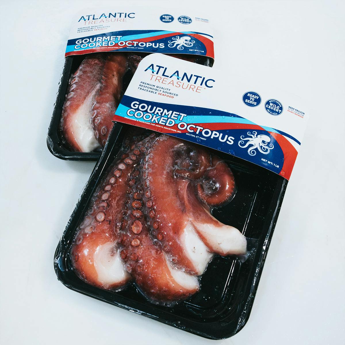 Octopus - Fully Cooked, Mediterranean, Wild, 1lb