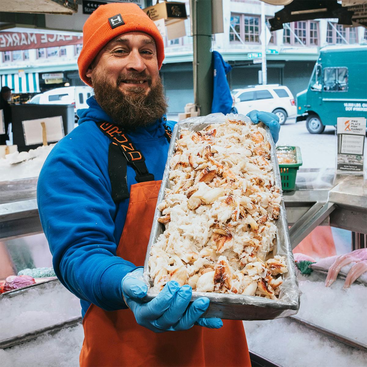 Dungeness Crab Meat - Fresh, Wild, 1lb by Pike Place Fish Market