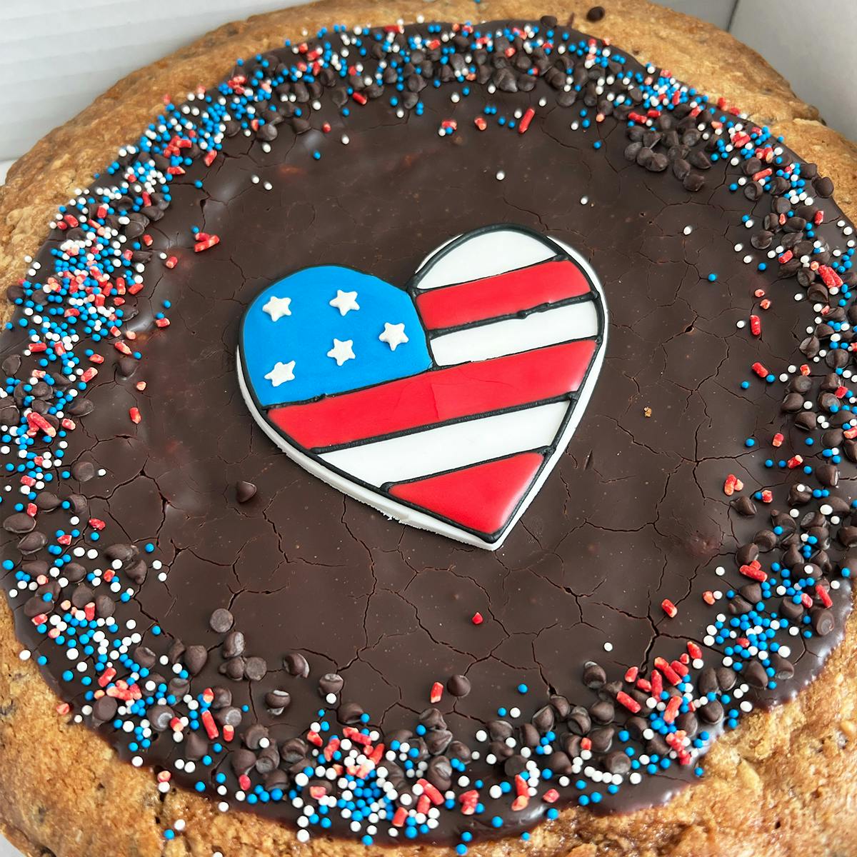 Memorial Day Chocolate Chip Cookie Cake by Mini Melanie - Alternate image 1