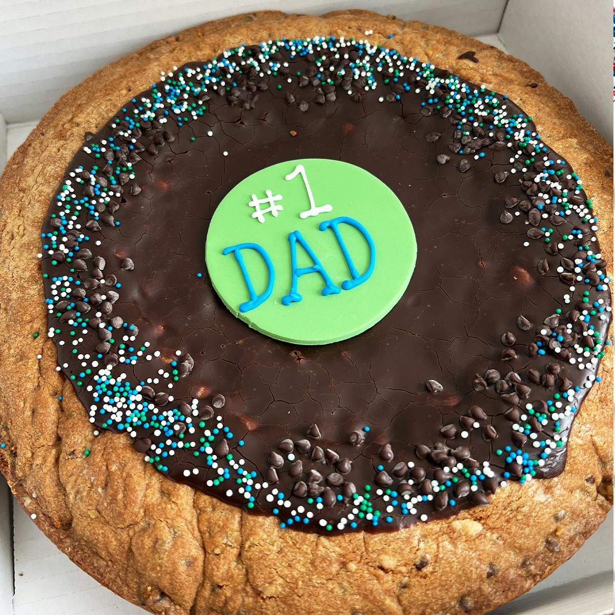 Father's Day Chocolate Chip Cookie Cake by Mini Melanie - Alternate image 2