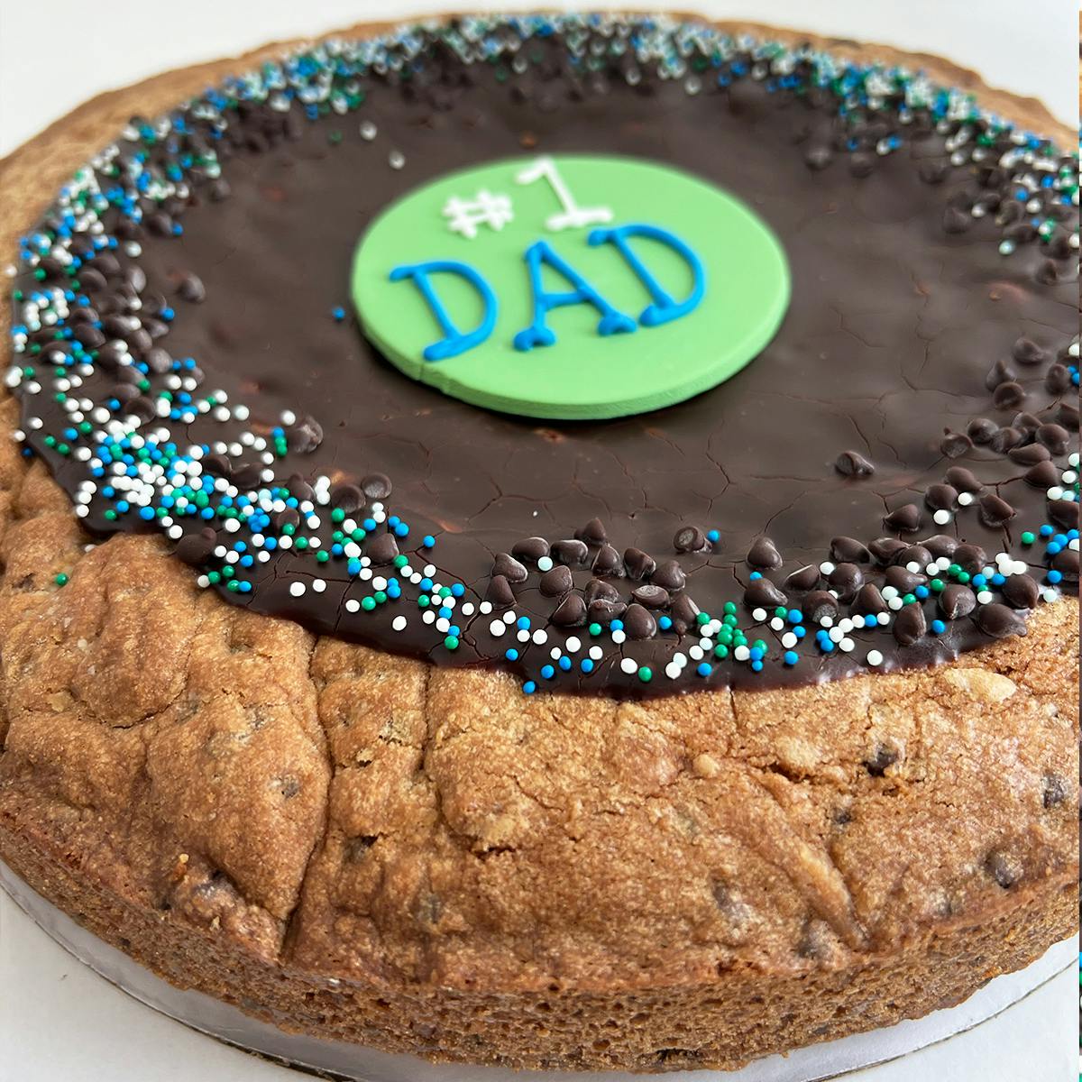 Father's Day Chocolate Chip Cookie Cake by Mini Melanie - Alternate image 1