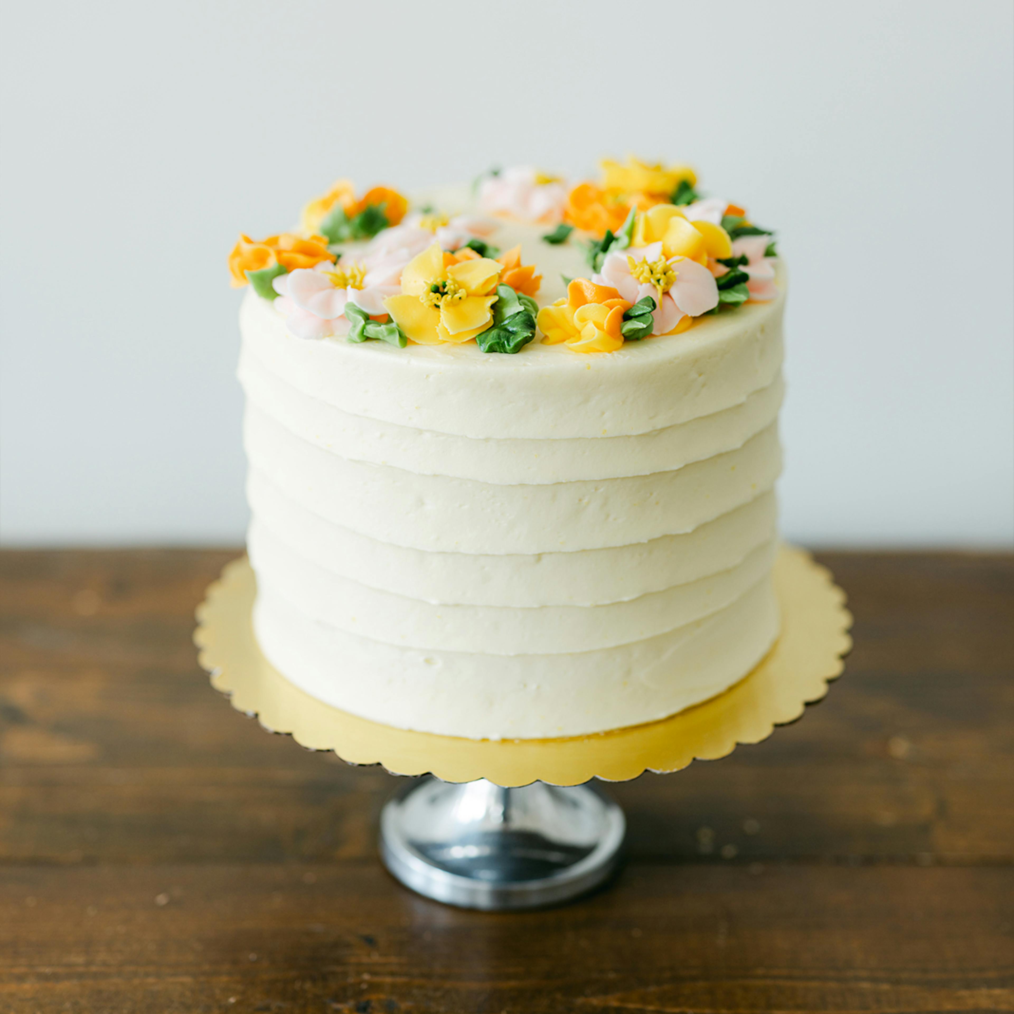 Mother's Day Handcrafted Lemon Cake by Elle's Belles Bakery