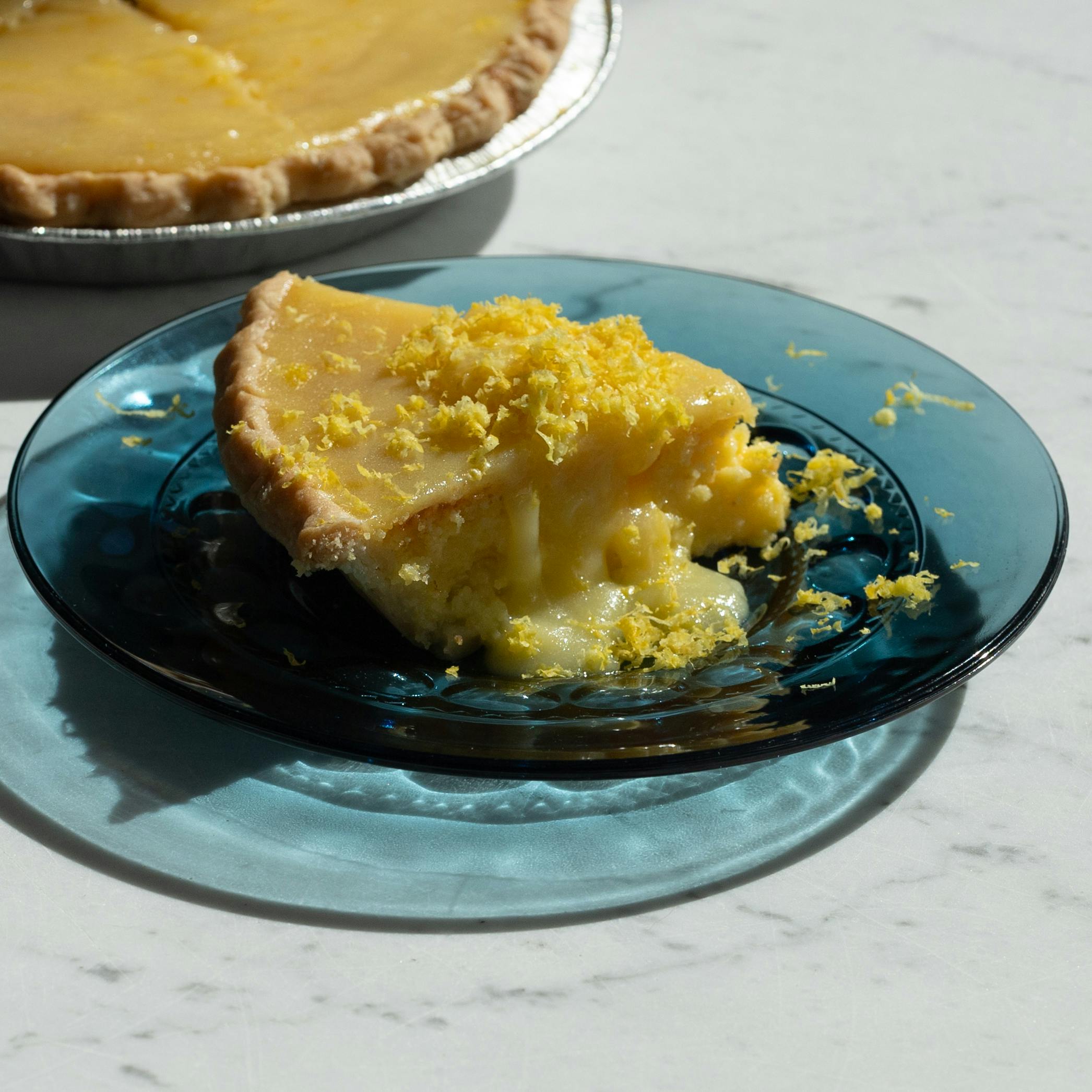 Signature Double Lemon Pie by Stockholm Pie & General Store