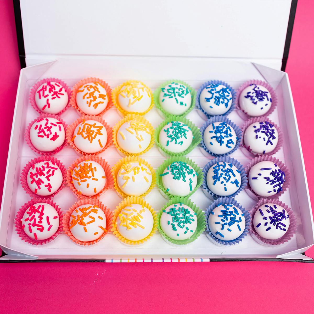 Rainbow Birthday Cake Balls by Flour Shop - Alternate image 2