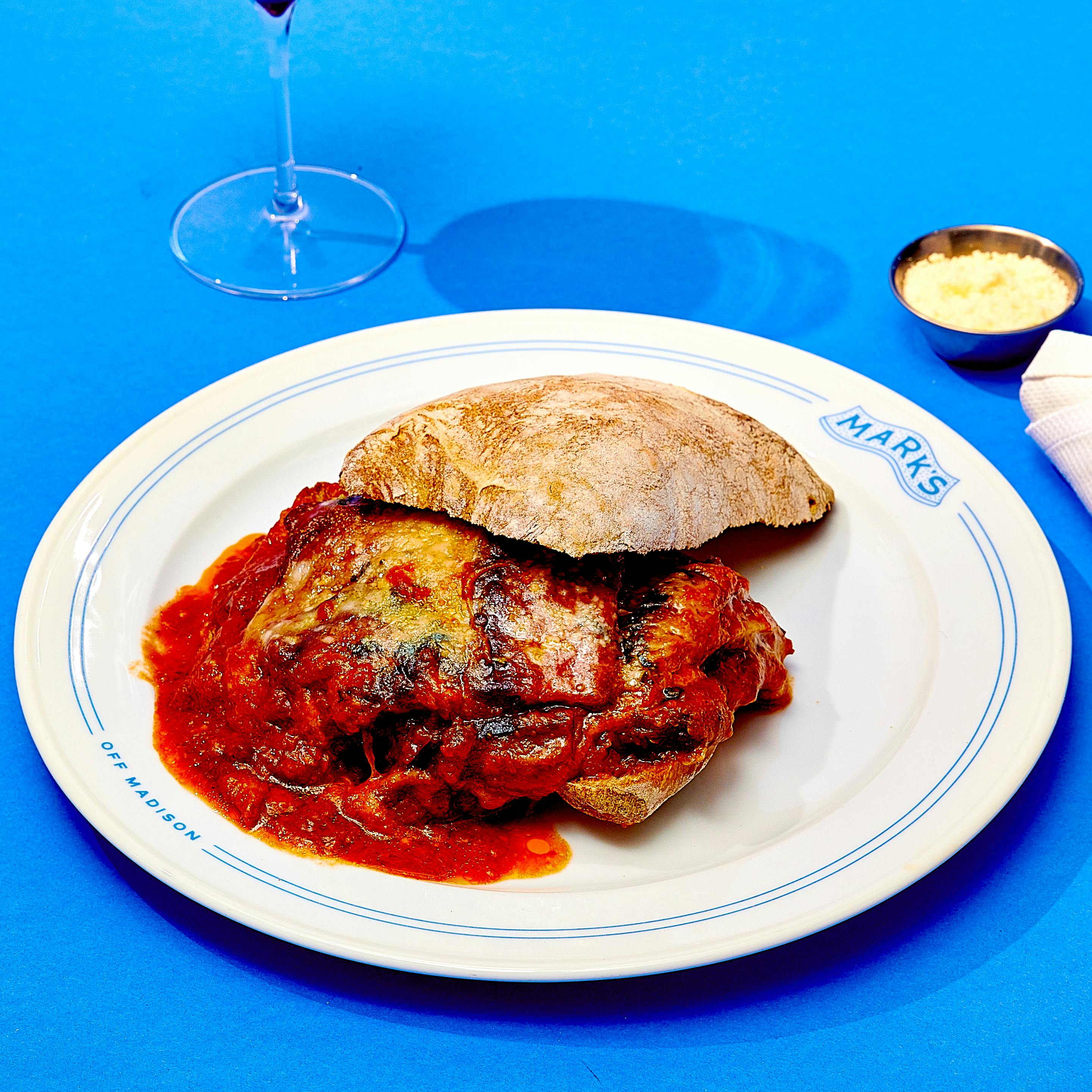 Eggplant Parmesan Sandwich Kit for 4 by Mark's Off Madison