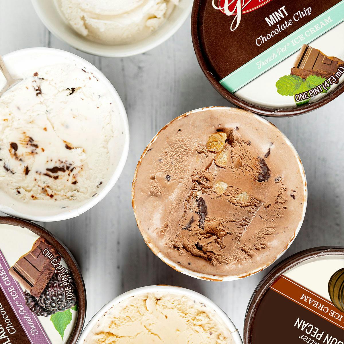 Father's Day Ice Cream Gift Pack - 6 Pints by Graeter's Ice Cream