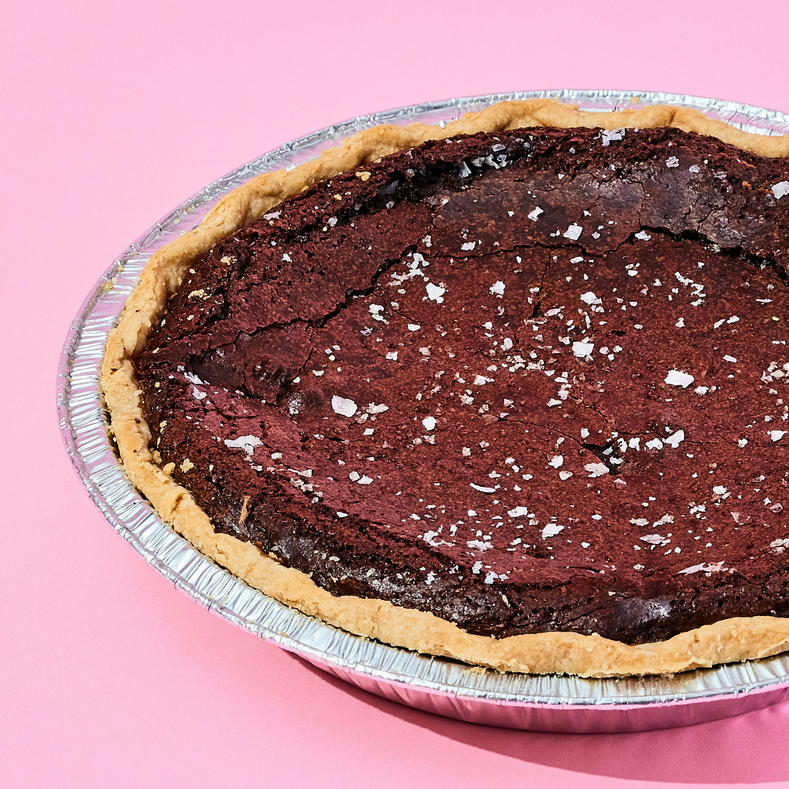 Carla's Salted Chocolate Chess Pie by Chef Carla Hall